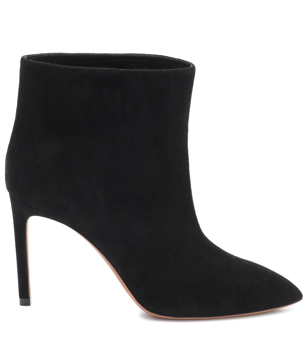 Alaïa - Suede ankle boots | Mytheresa