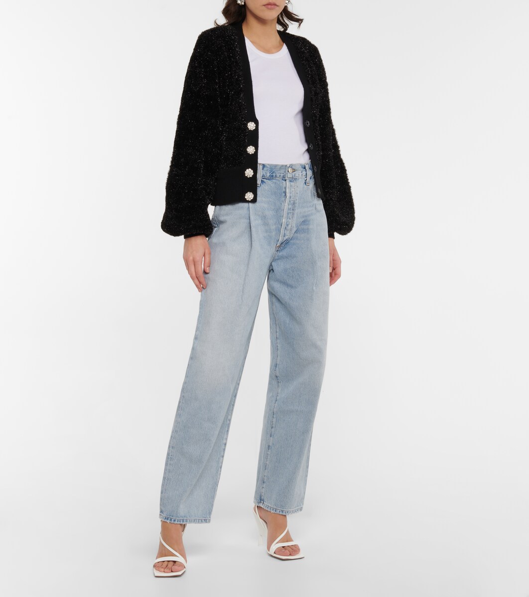 Agolde - High-rise tapered jeans 