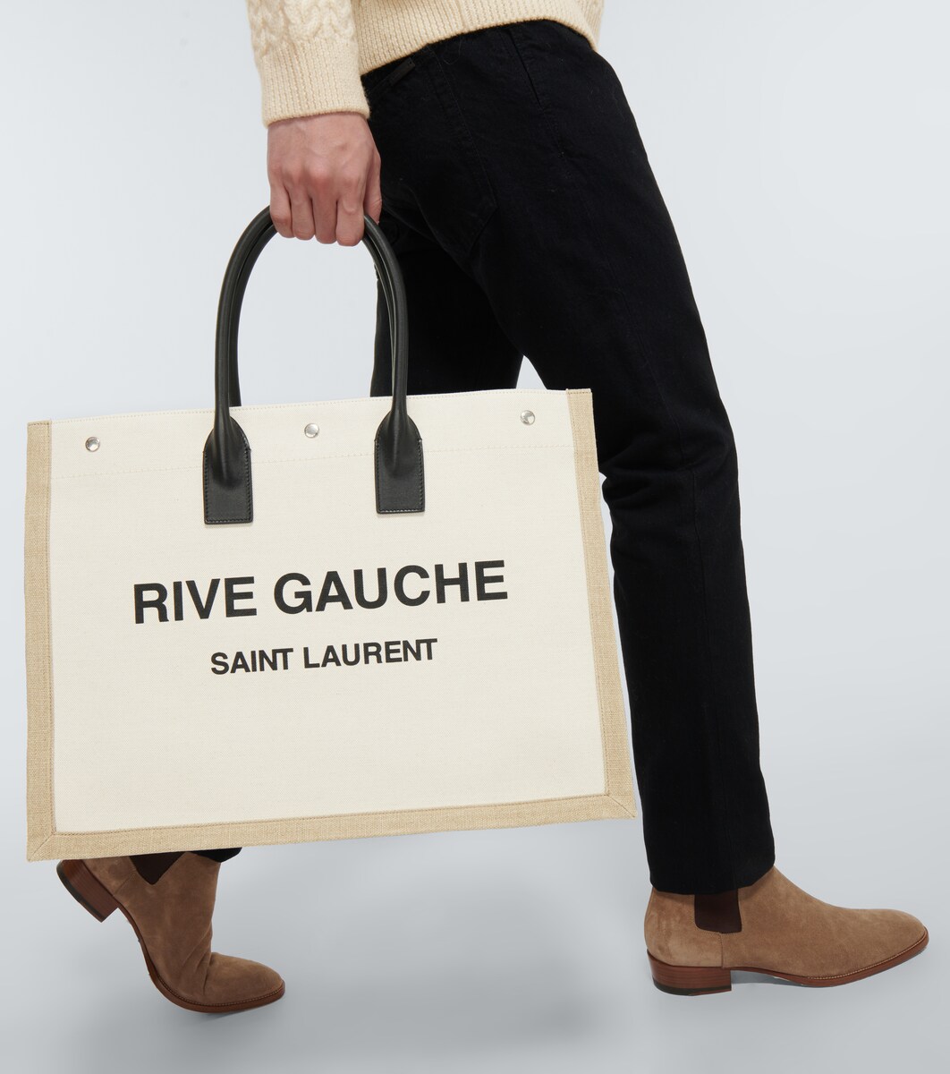 Saint Laurent - Rive Gauche canvas tote 