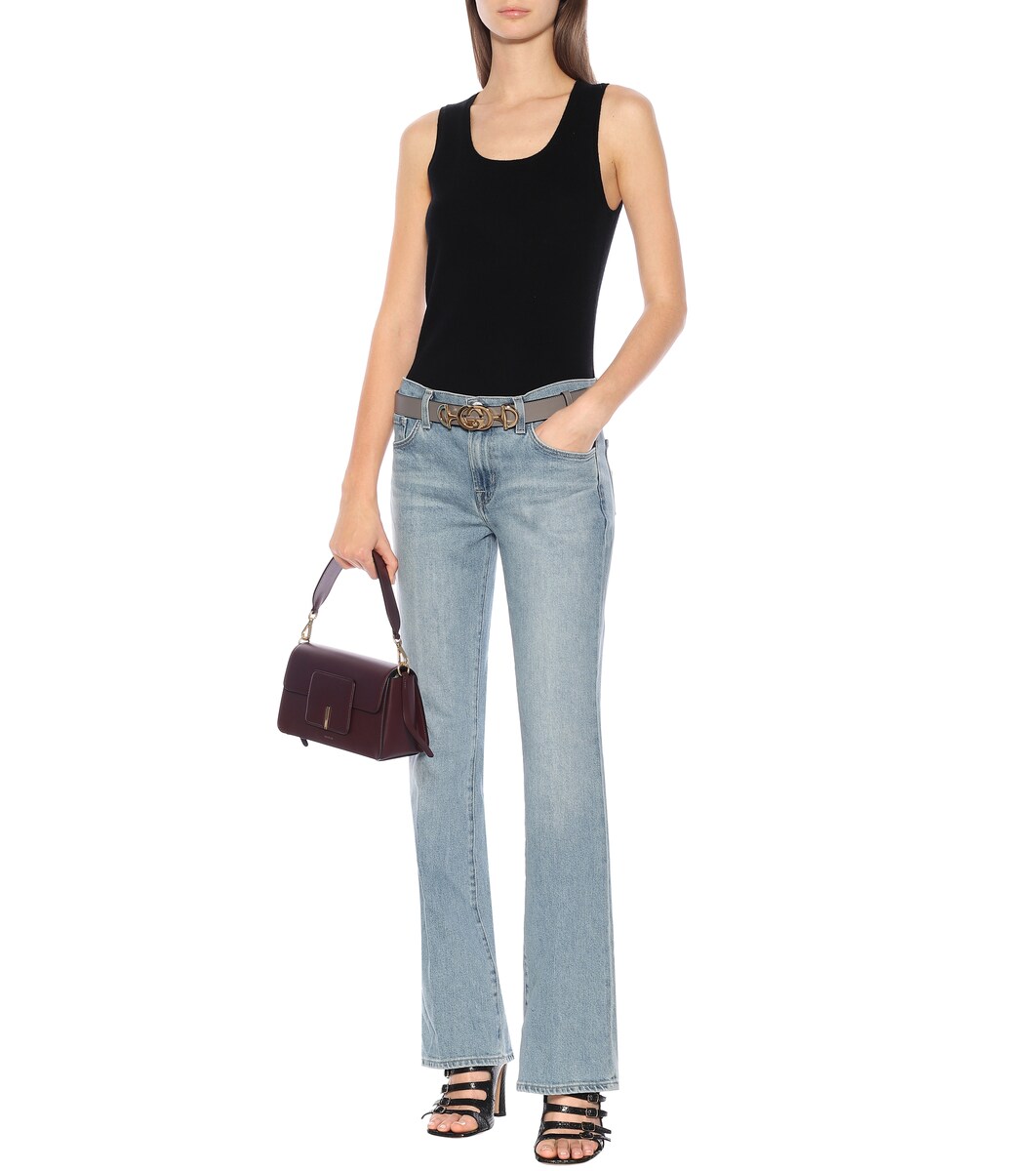 J Brand - Sallie mid-rise flared jeans 