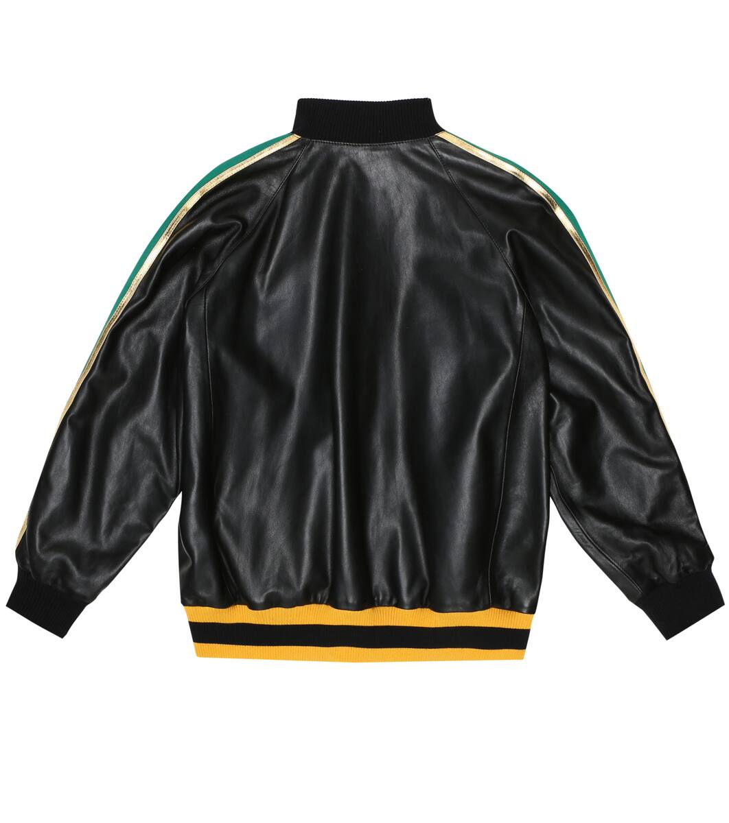 Gucci kids leather jacket Clearance