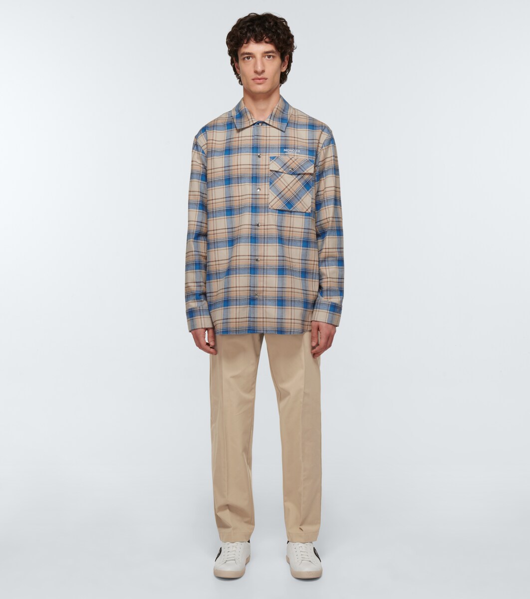 Moncler - Plaid shirt | Mytheresa