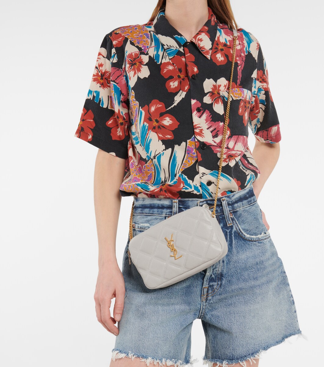 Saint Laurent - Becky leather camera 
