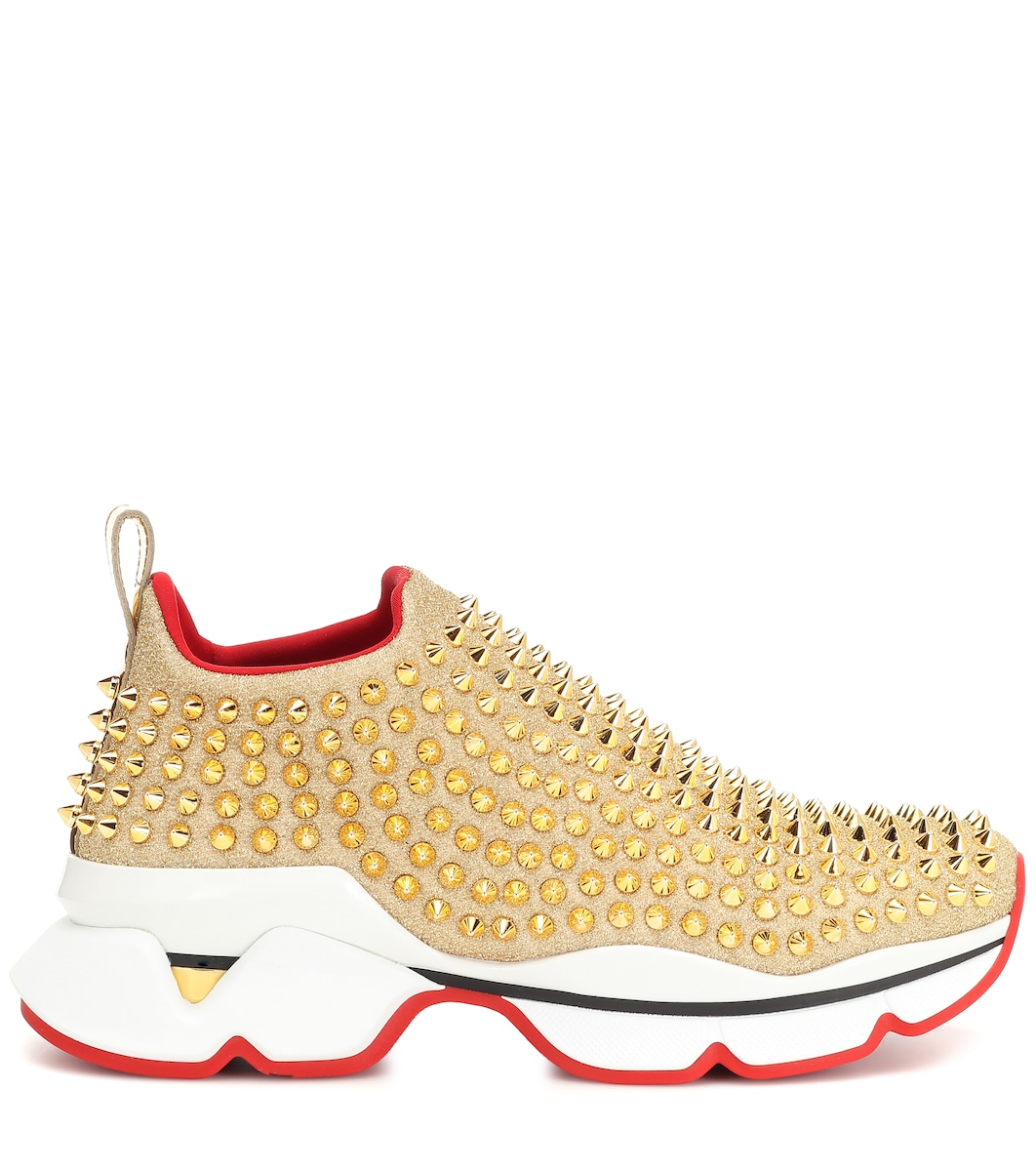 louboutin sock runner