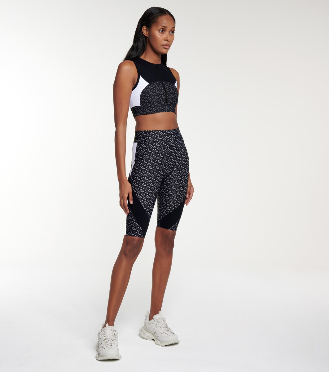 Burberry - Printed biker shorts | Mytheresa