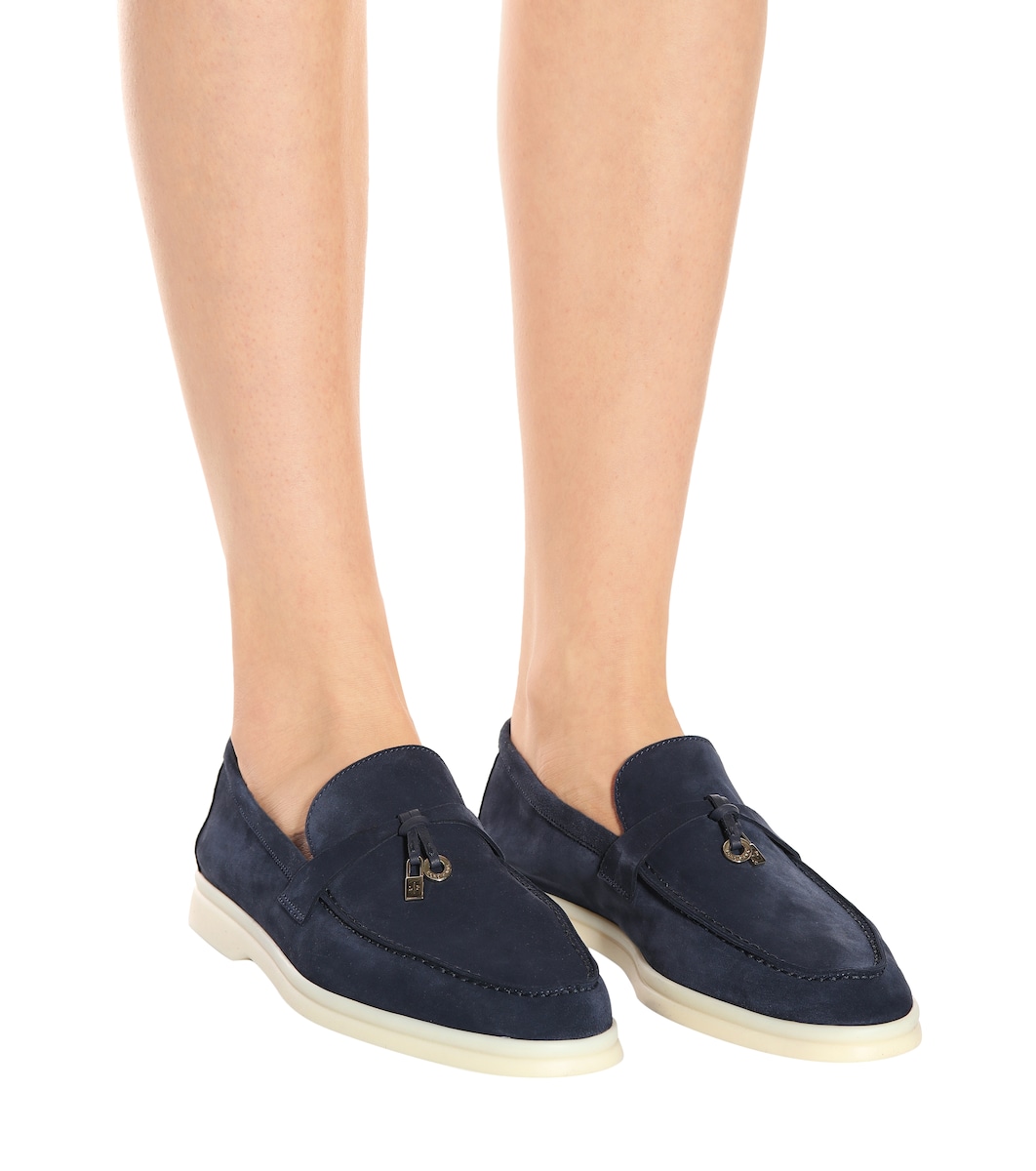 Summer Charms Walk Suede Loafers - Loro Piana | mytheresa.com