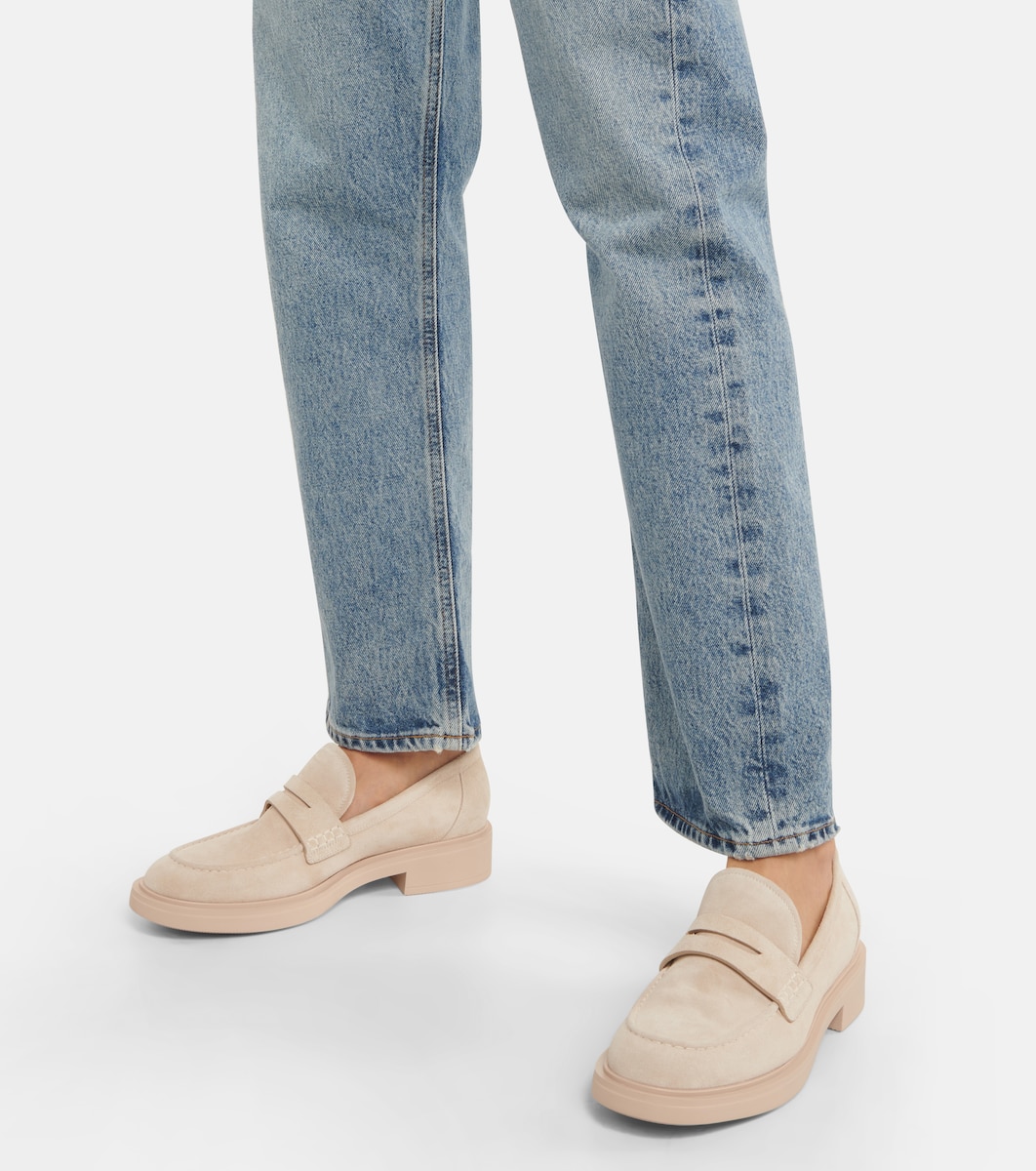 Gianvito Rossi - Harris suede loafers 