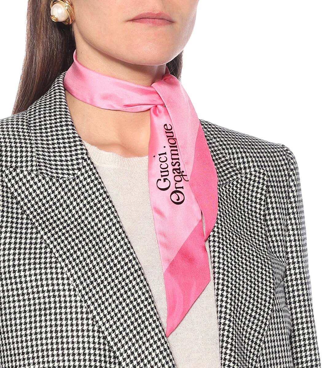 gucci silk head scarf