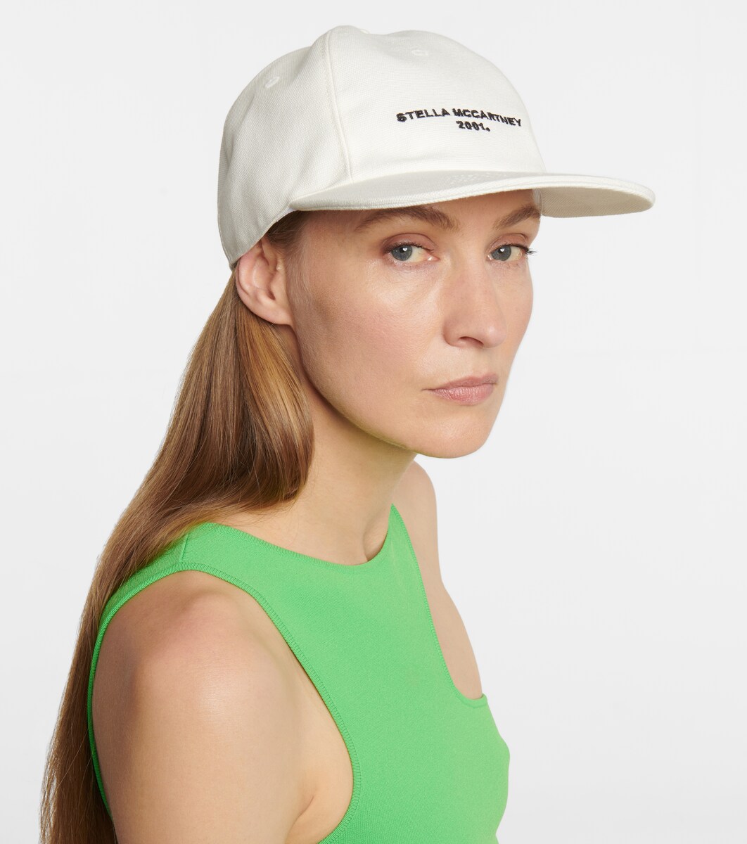 Stella McCartney - Embroidered logo baseball cap | Mytheresa