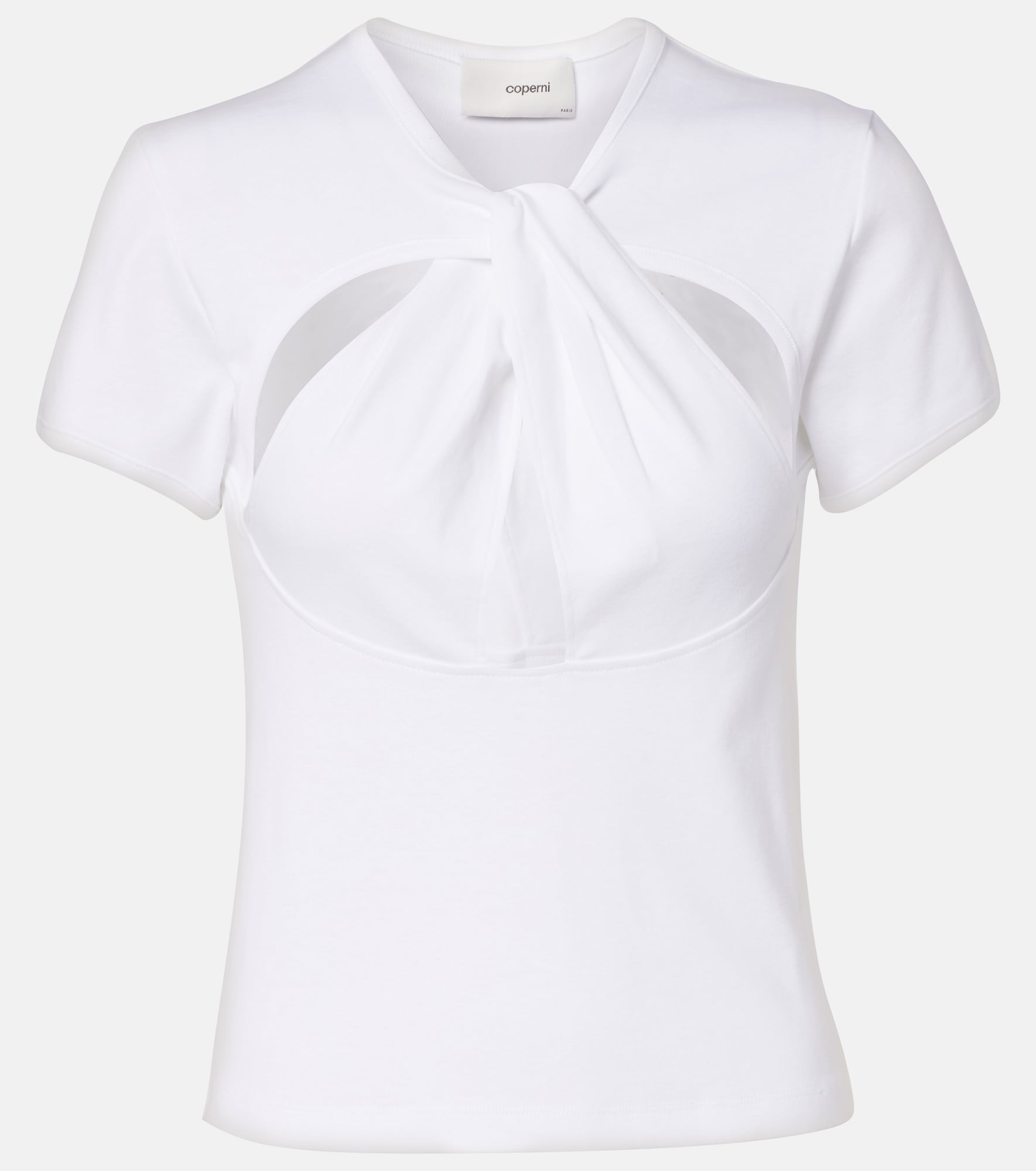 Coperni Cutout cotton T-shirt