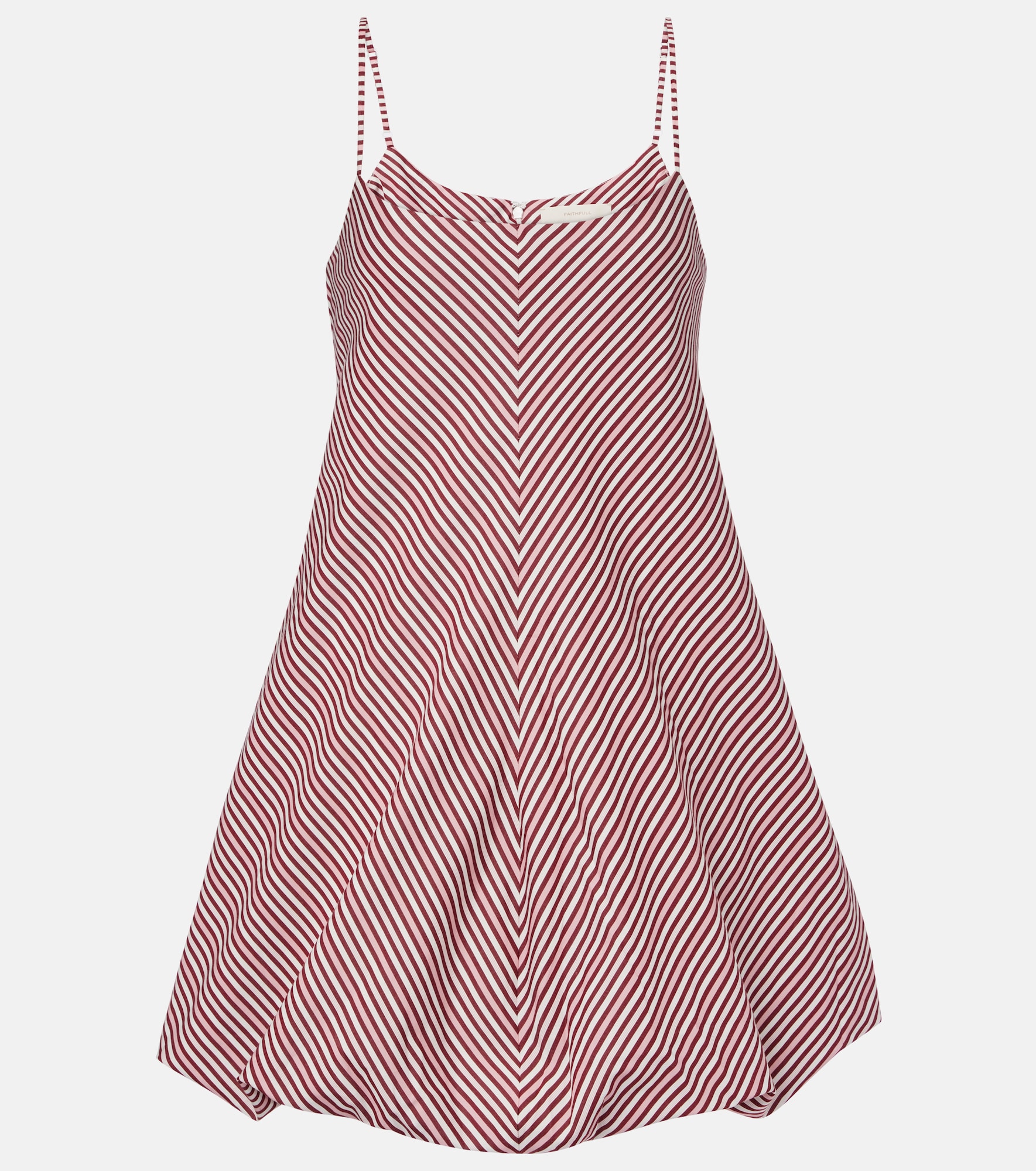Faithfull Aniela striped cotton minidress