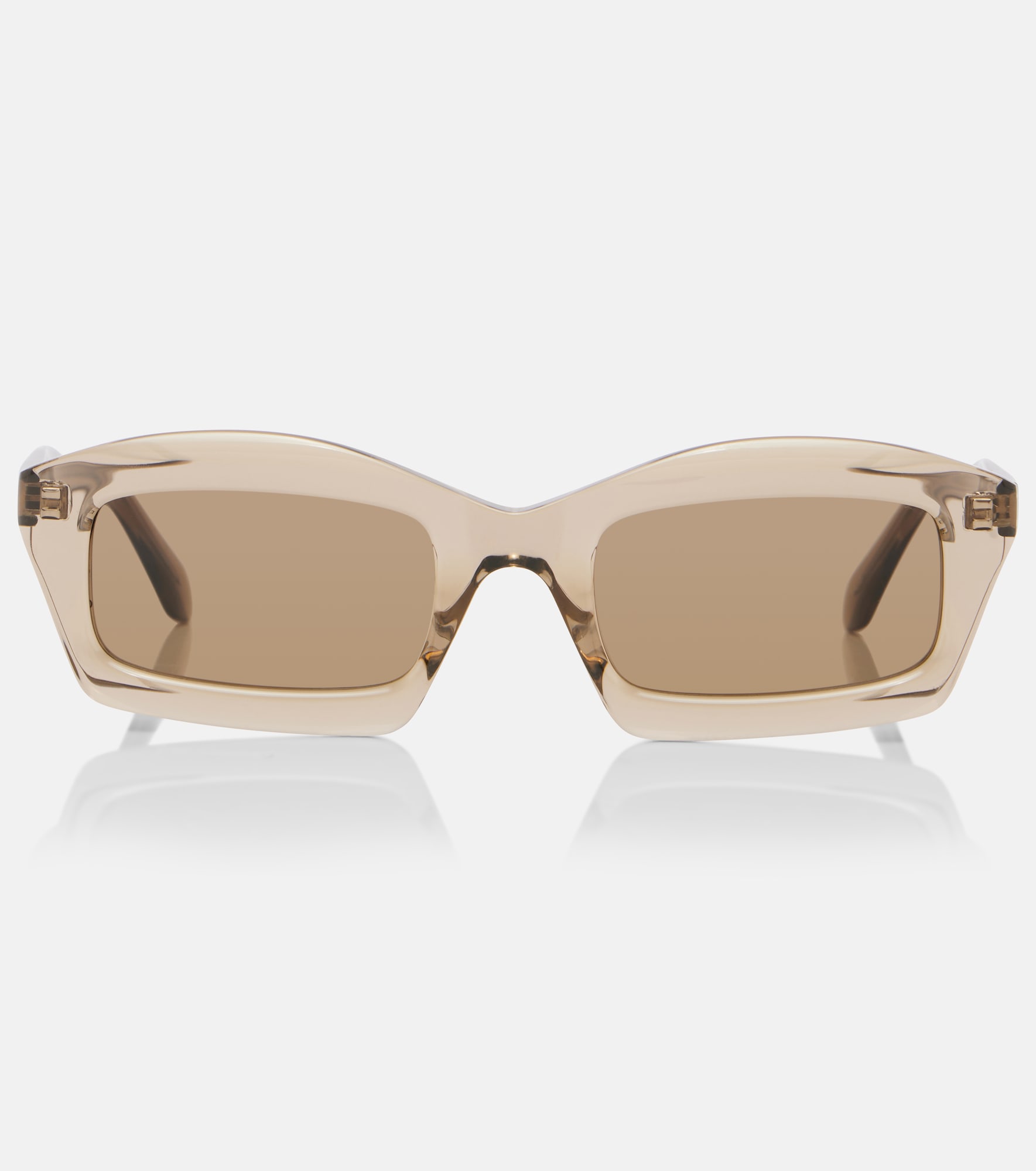 Alaia Logo rectangular sunglasses