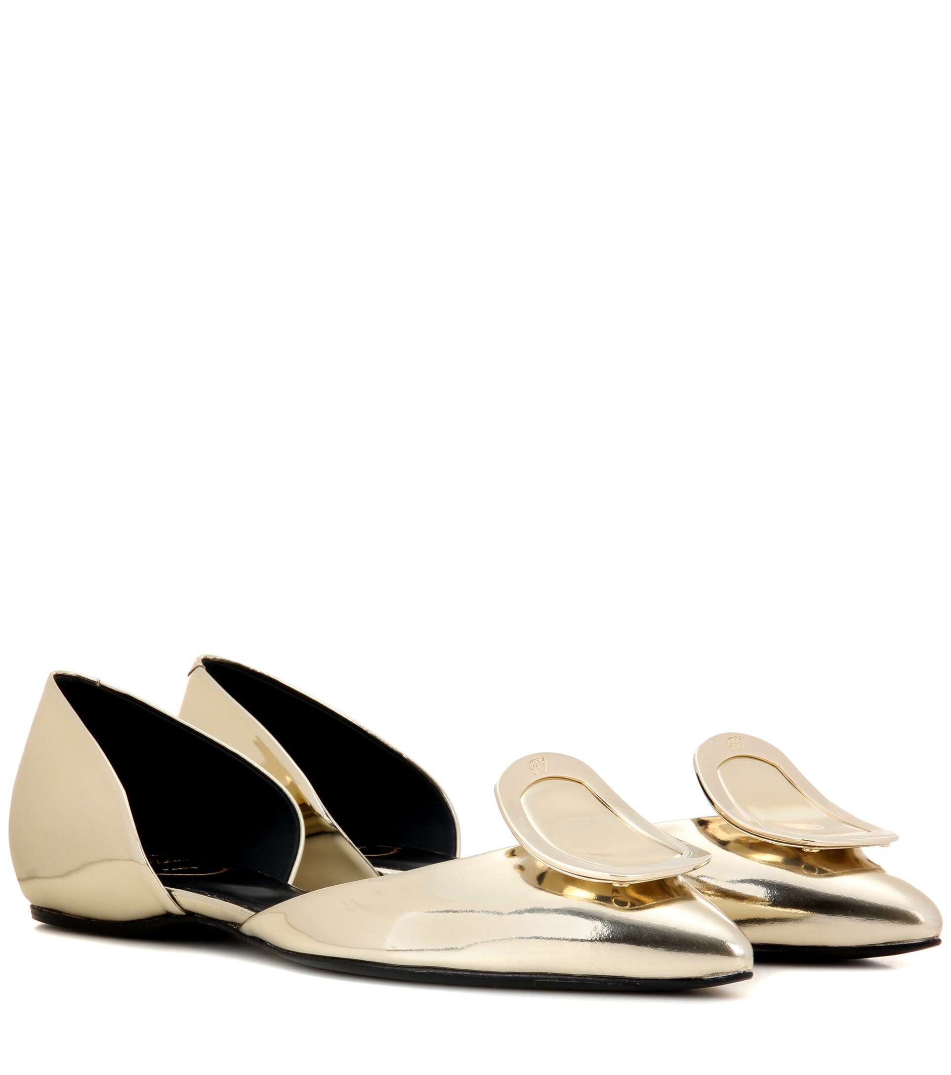 해외] ROGER VIVIER Dorsay Sexy Choc metalllic - Fioritto