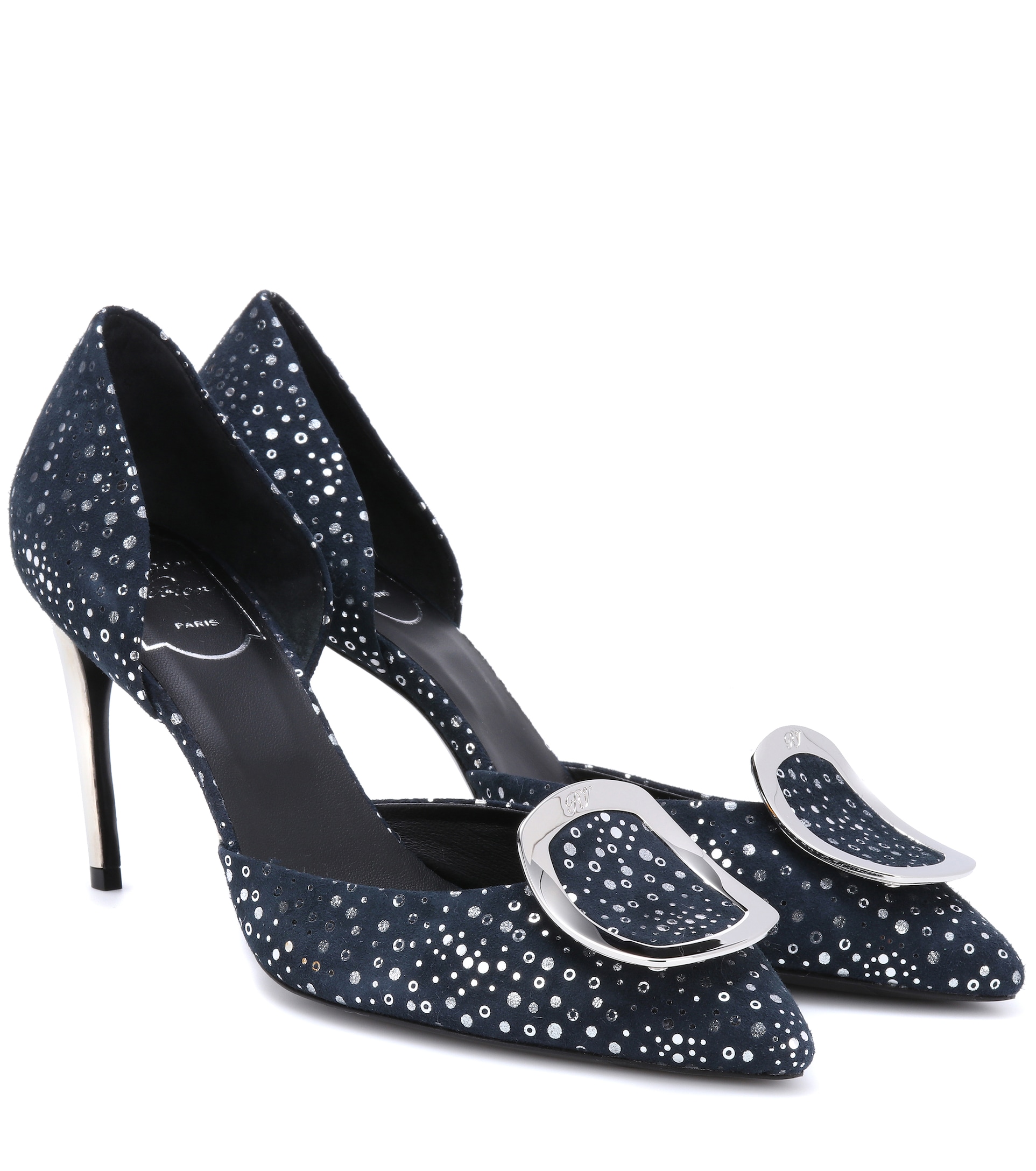 해외] ROGER VIVIER Dorsay Sexy Choc printed - Fioritto