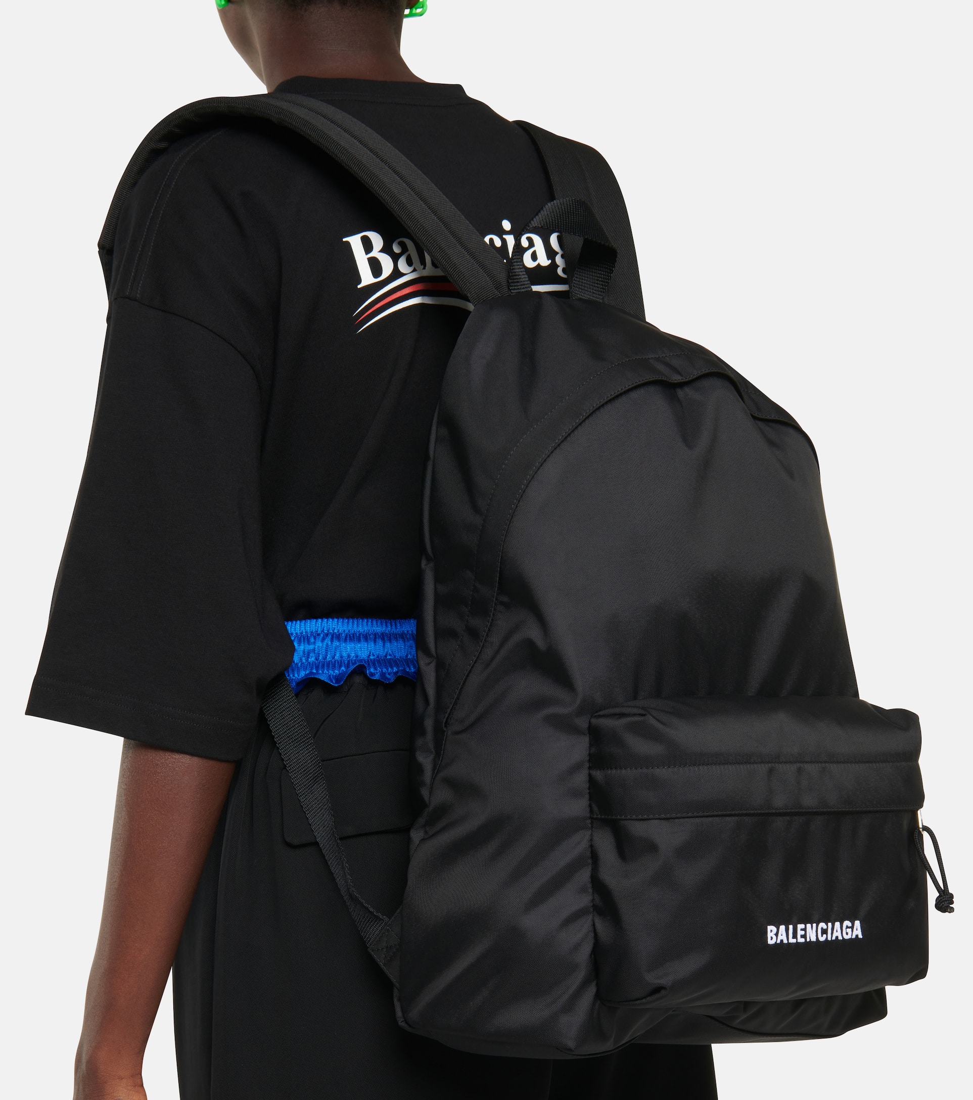 BALENCIAGA Wheel nylon backpack