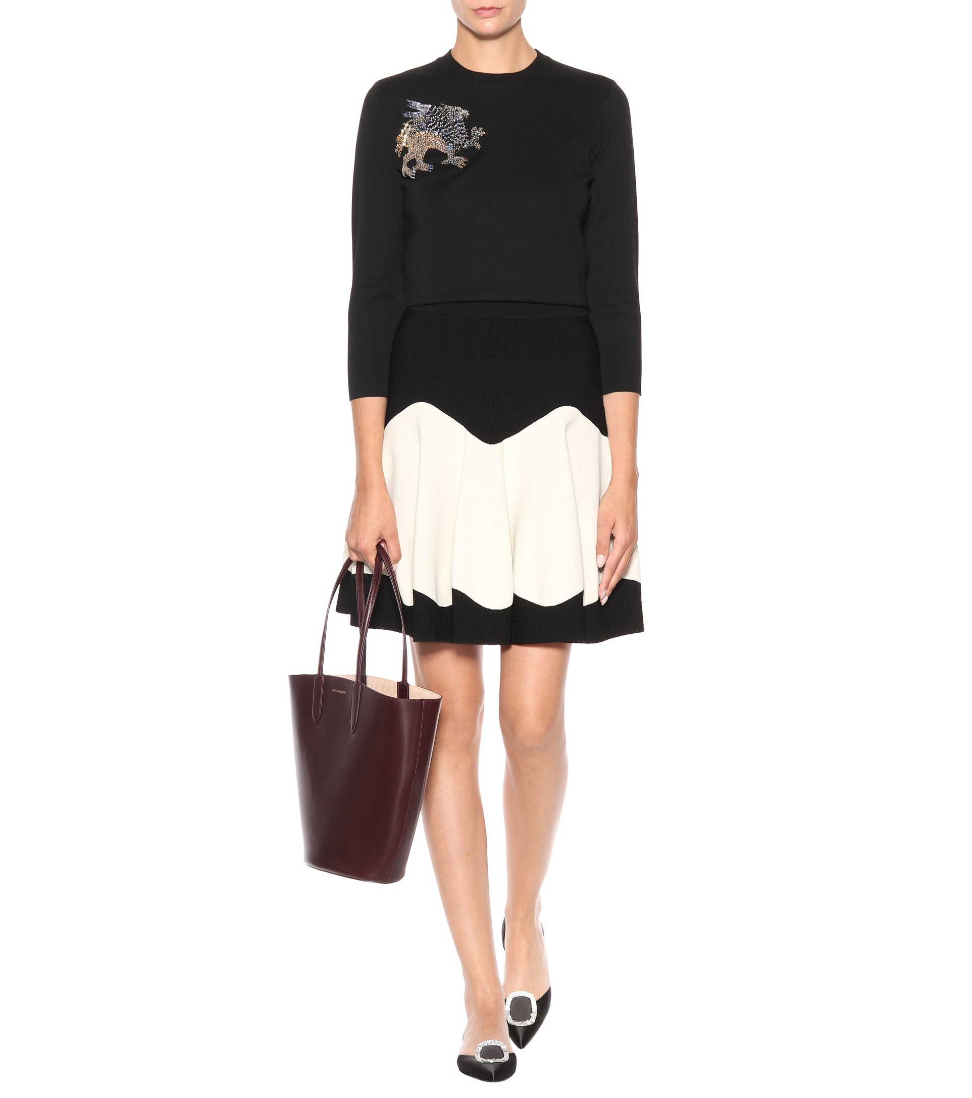 해외] ROGER VIVIER DOrsay Sexy Choc satin - Fioritto