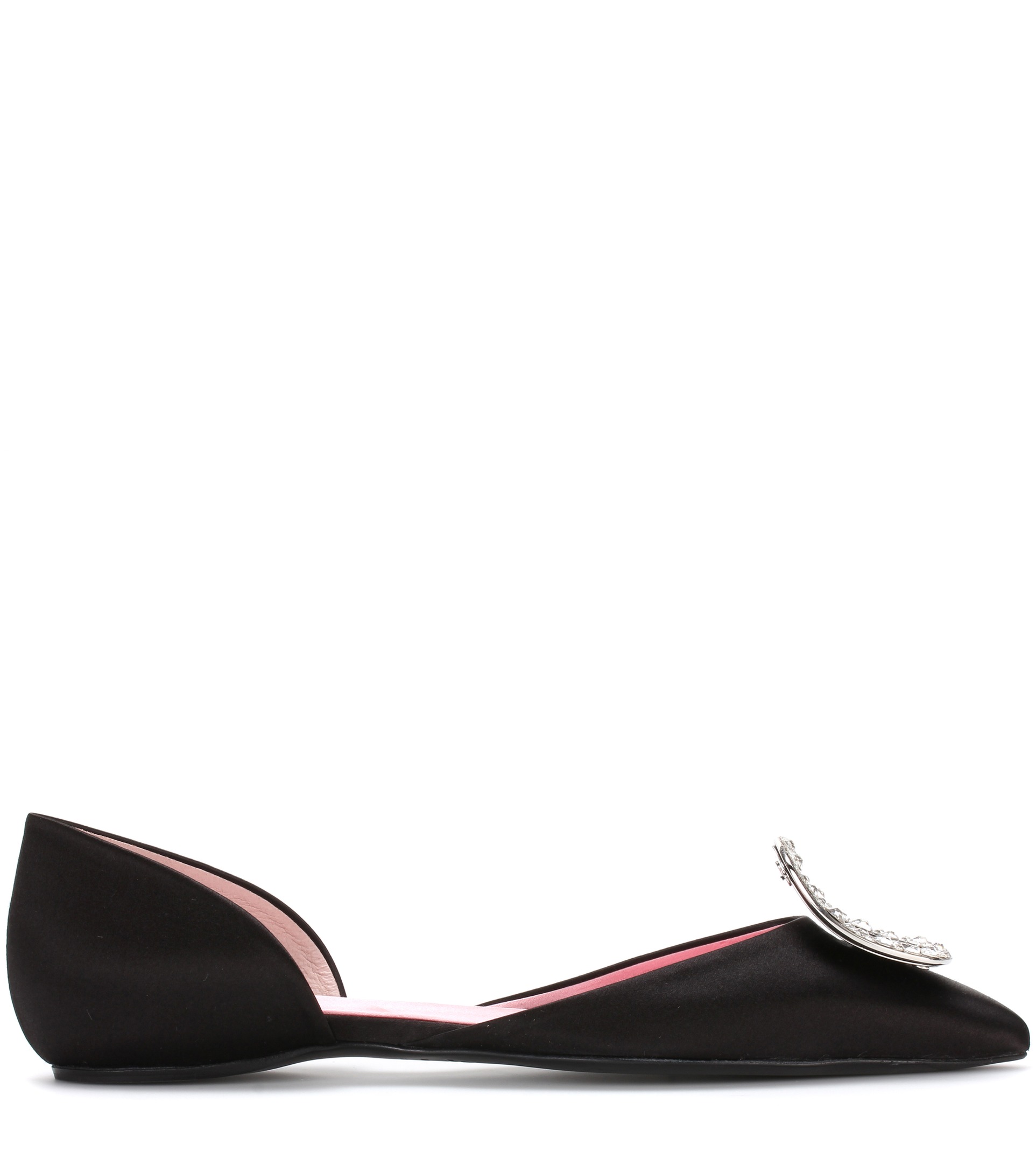 해외] ROGER VIVIER DOrsay Sexy Choc satin - Fioritto