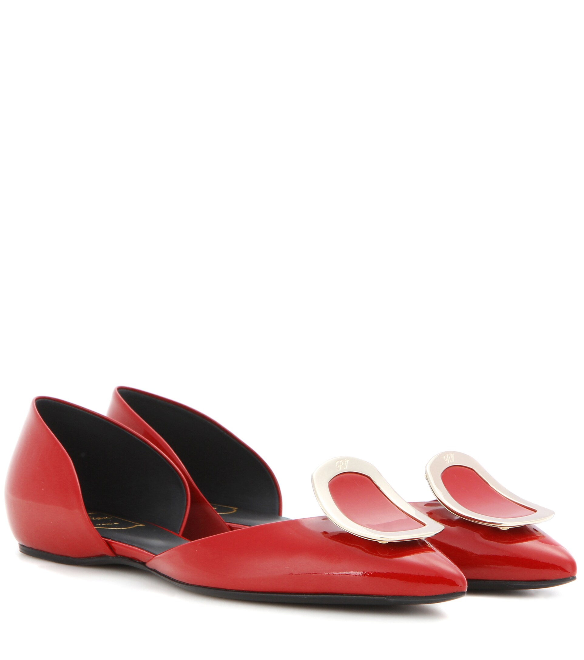 해외] ROGER VIVIER Dorsay Sexy Choc patent C - Fioritto