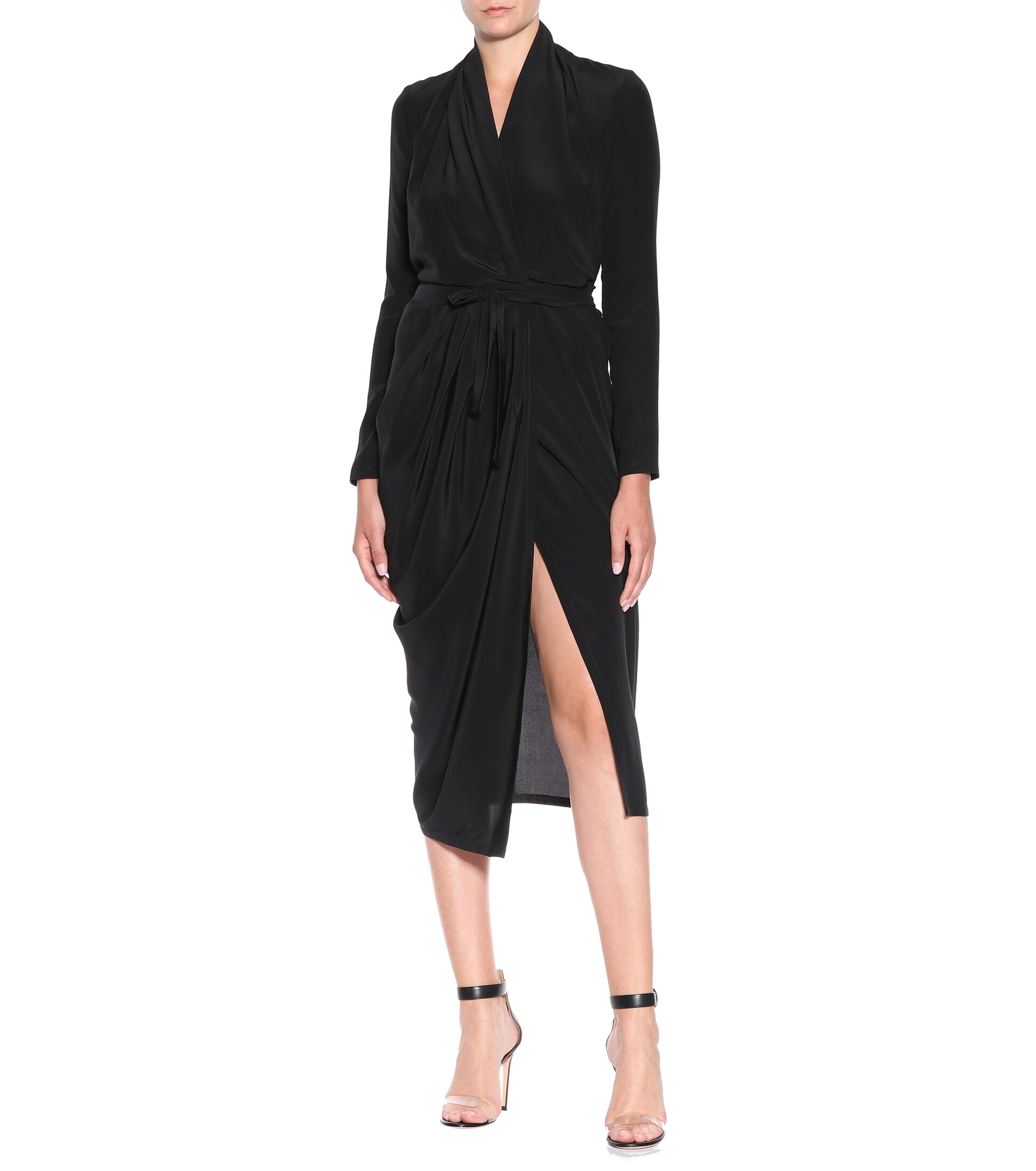 rick owens wrap dress