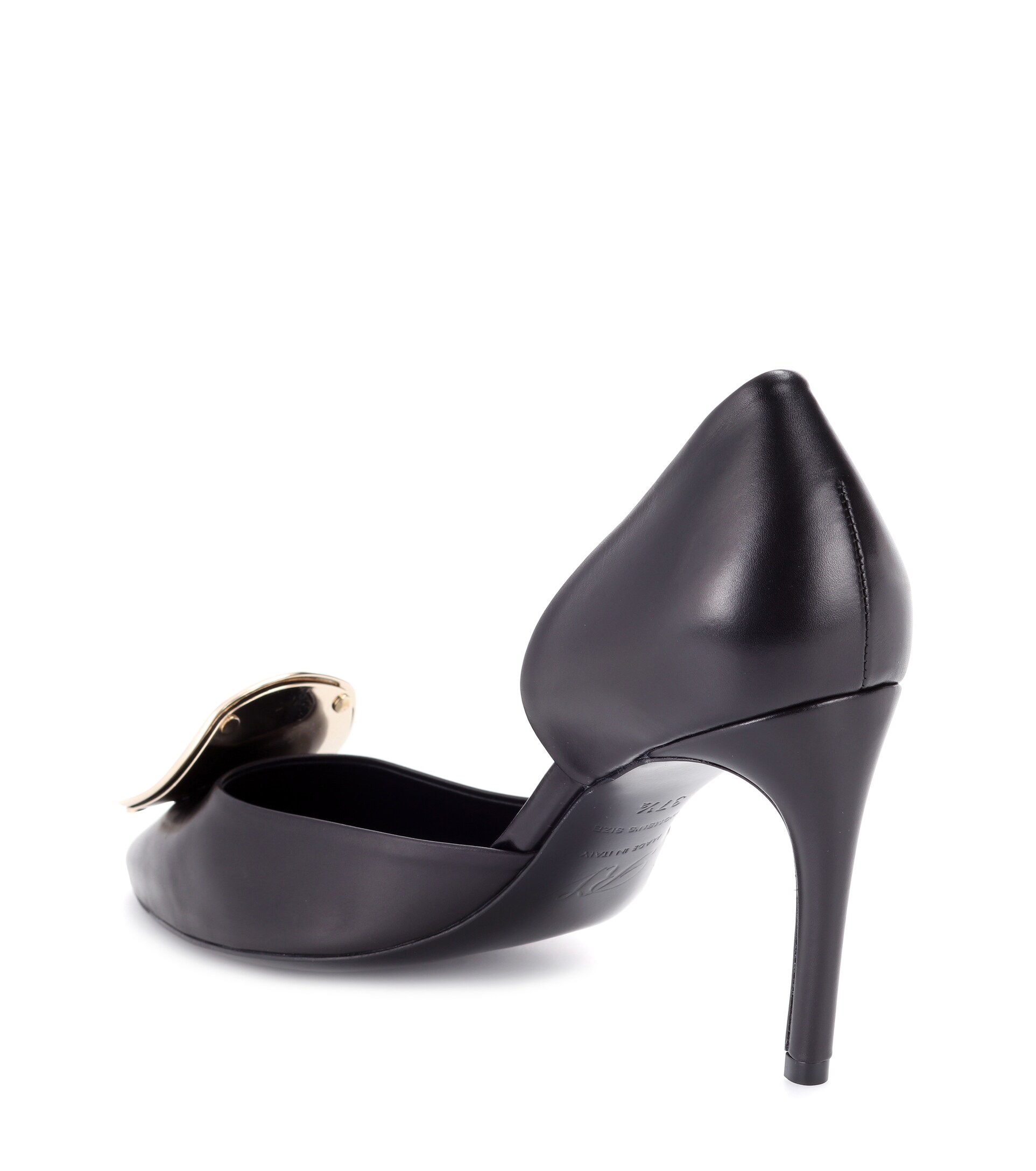 해외] ROGER VIVIER Dorsay Sexy Choc leather - Fioritto