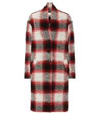 Isabel Marant Etoile Gabriel Checked Wool Blend Coat Mytheresa Find out all the details on our official online store and shop now your fashion icon. gabriel checked wool blend coat