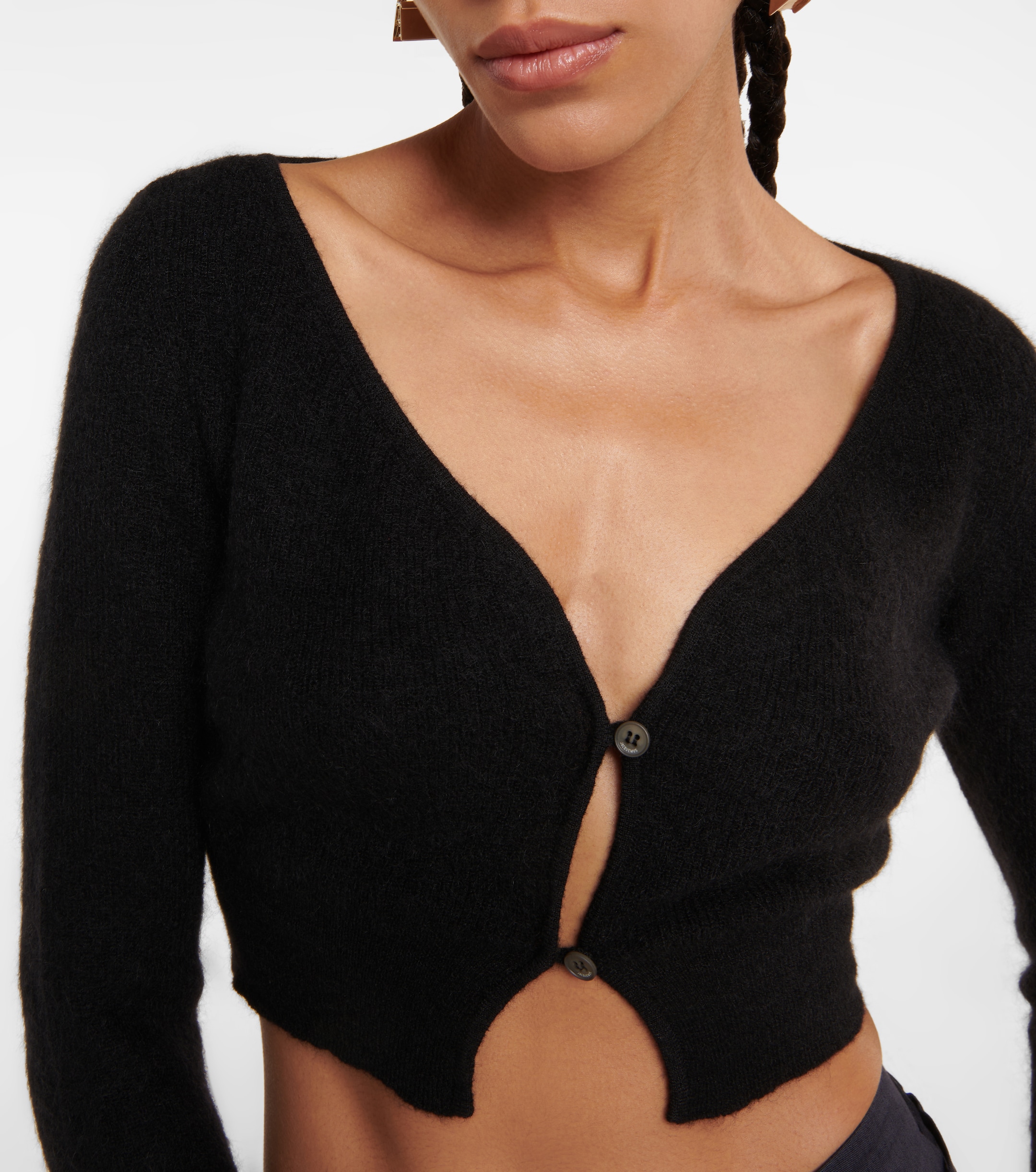 Jacquemus Le Cardigan Alzou cropped cardigan