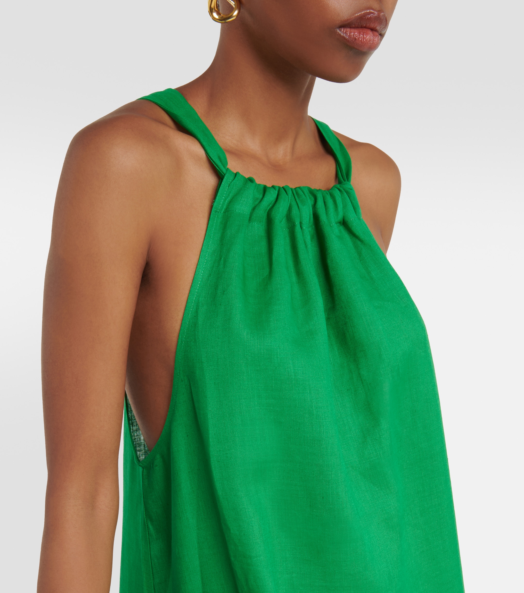 Asceno Ibiza linen maxi dress