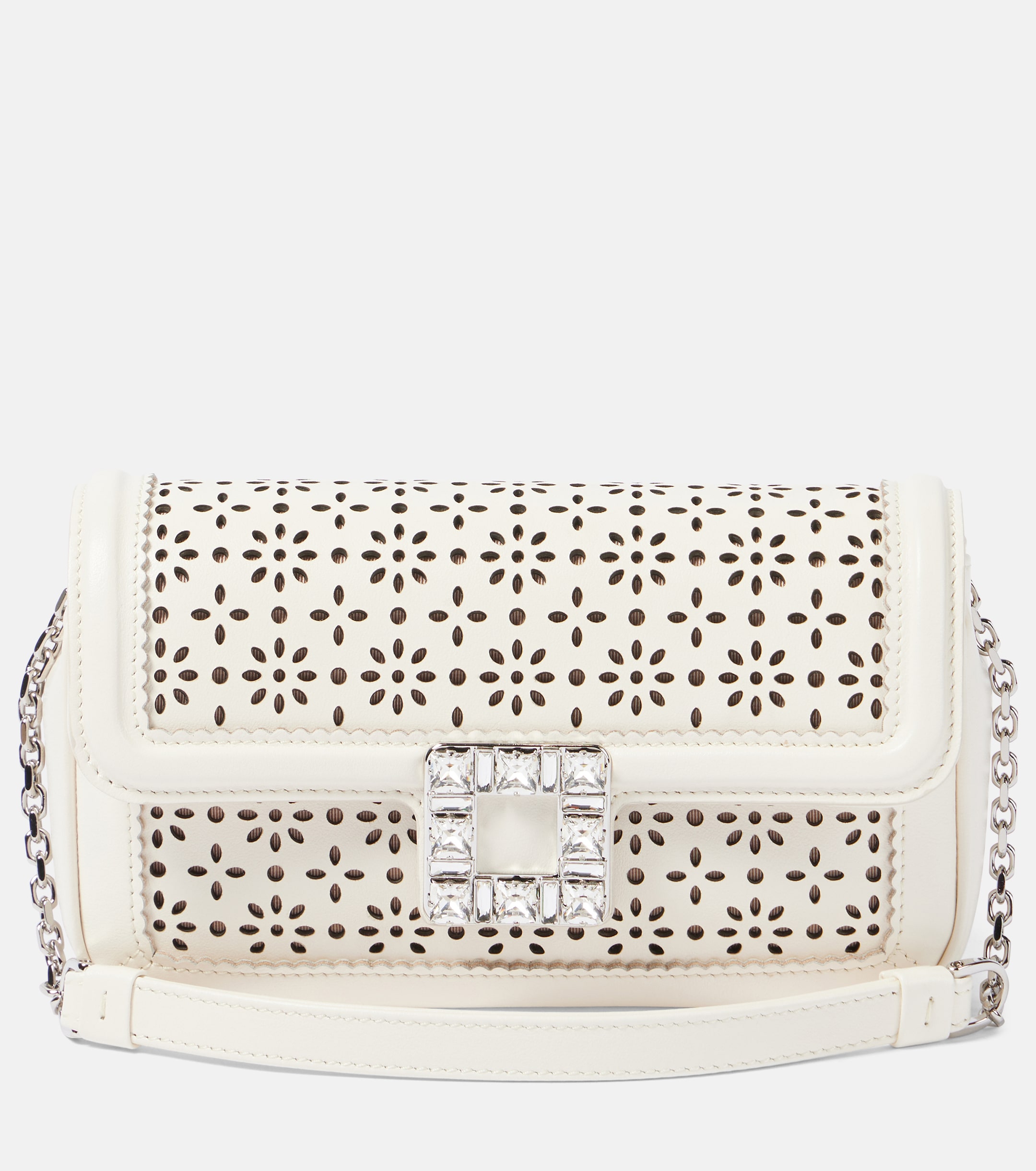 ROGER VIVIER Viv' Jeu De Fille embellished shoulder bag