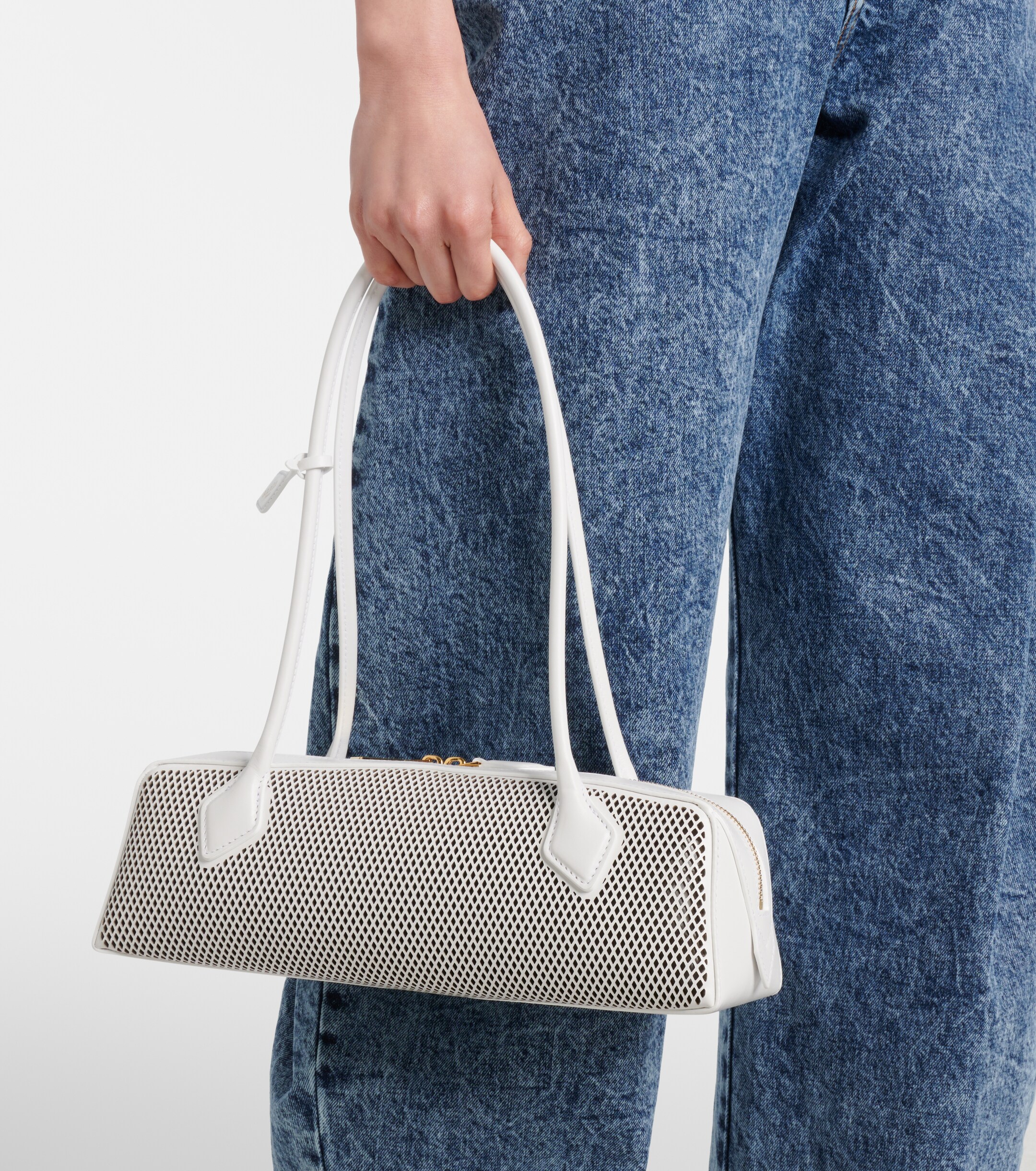 Alaïa Le Teckel Medium leather shoulder bag