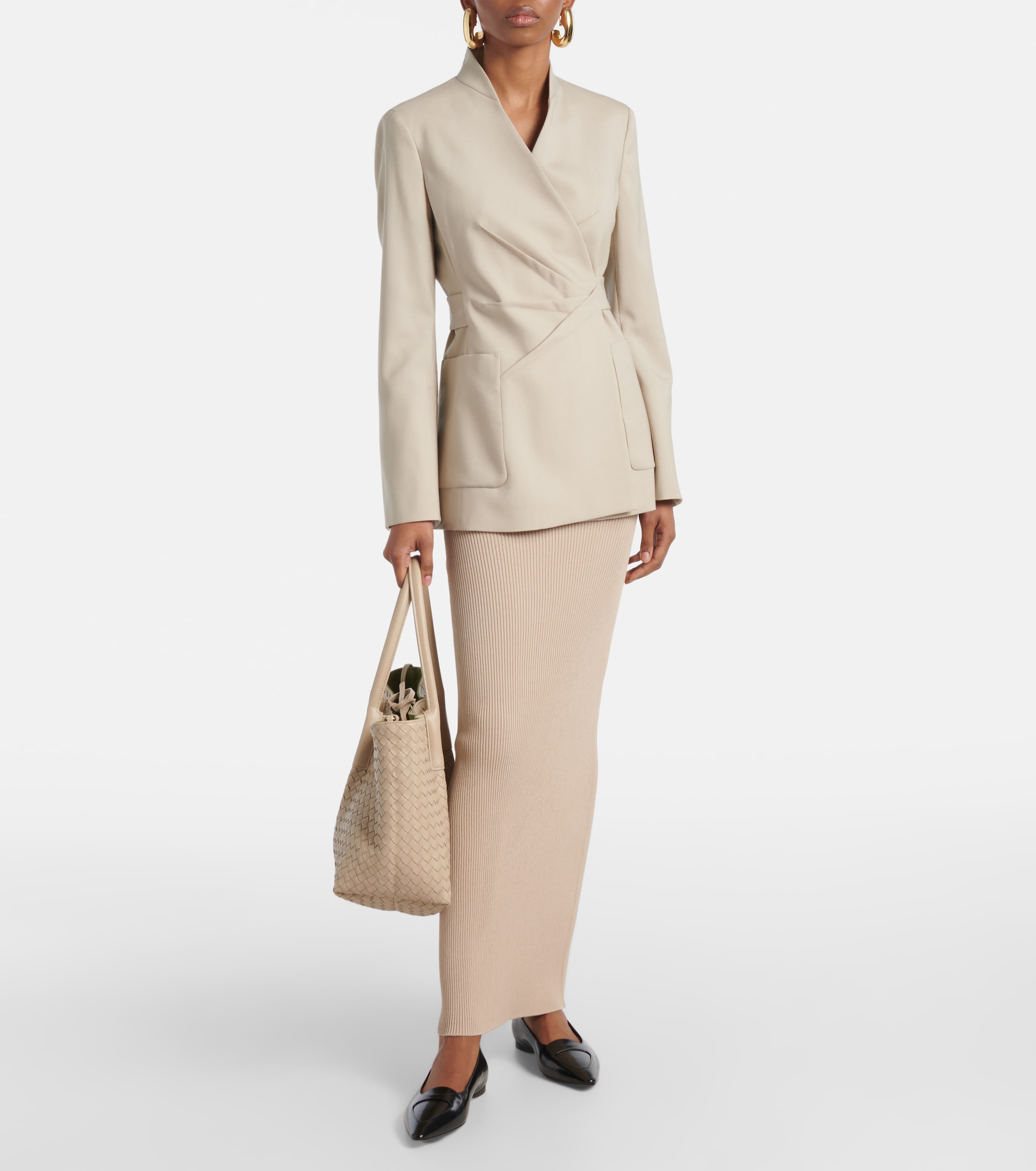 Max Mara Nereo wool, mohair, and silk blazer