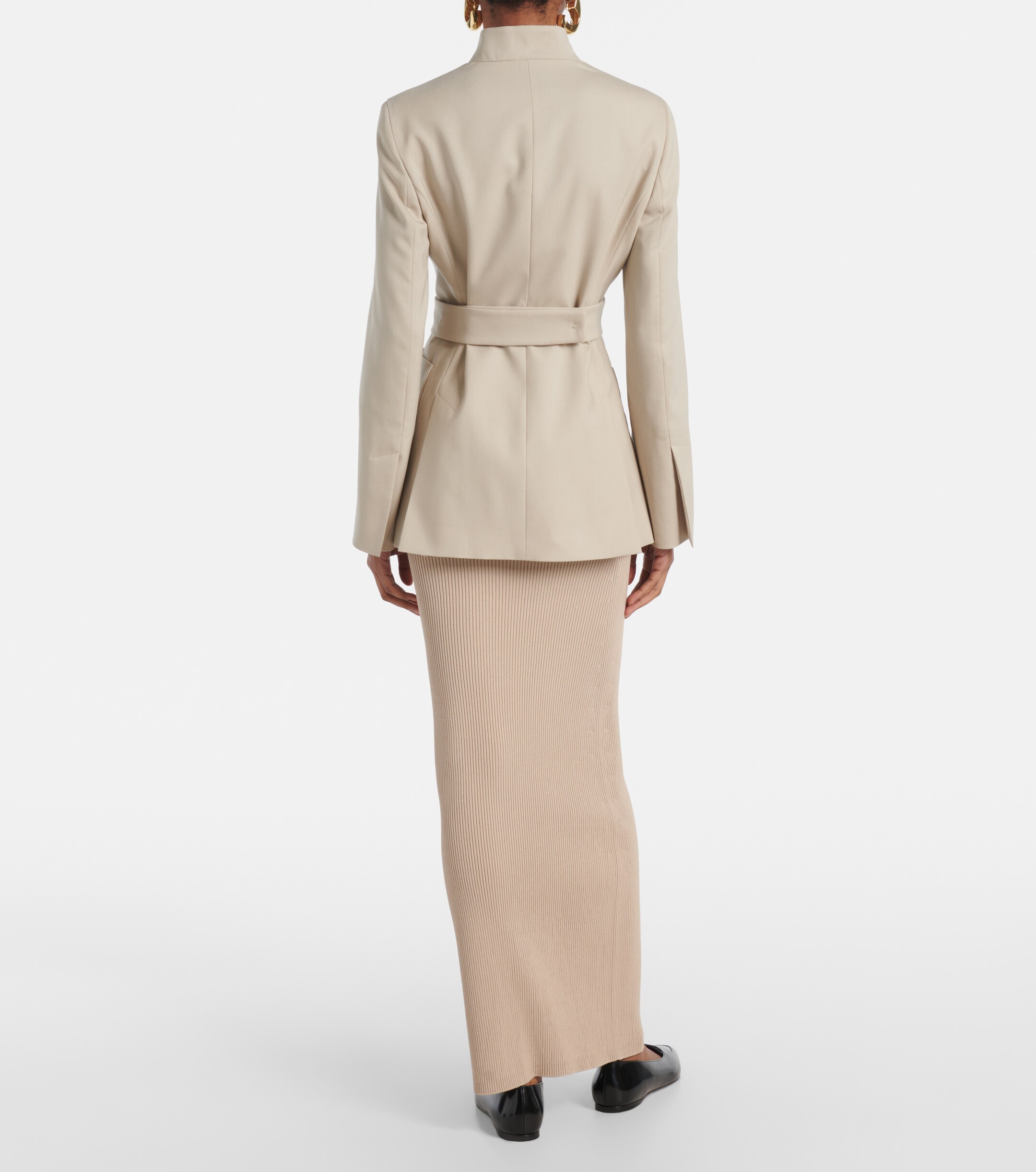 Max Mara Nereo wool, mohair, and silk blazer