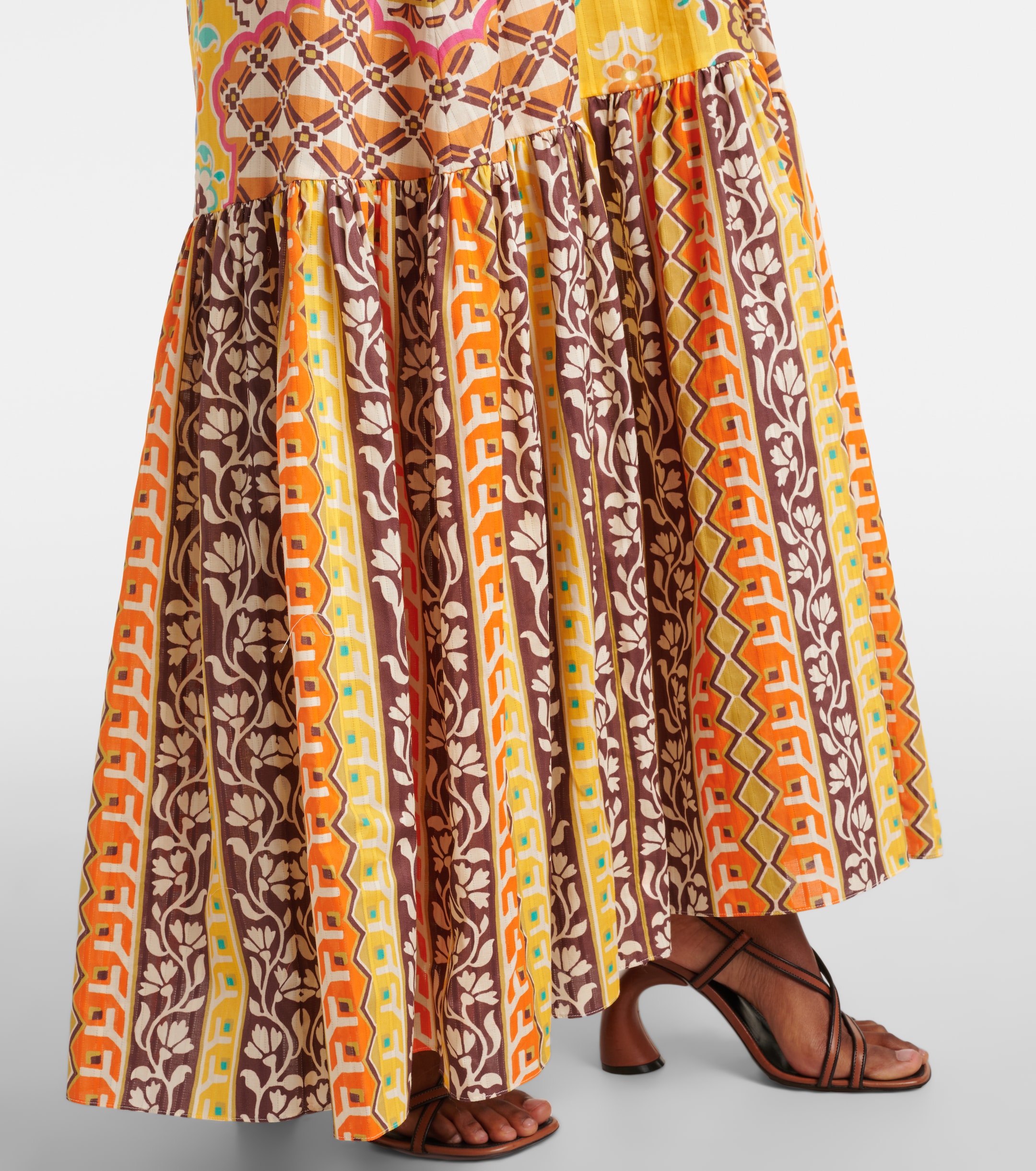 Etro Printed cotton maxi dress