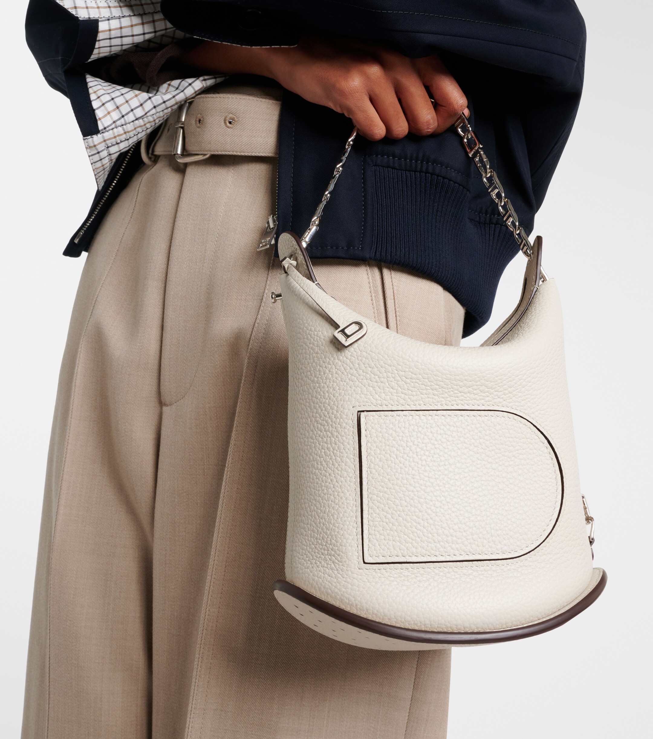 Delvaux Pin Twist Small leather shoulder bag thumbnail