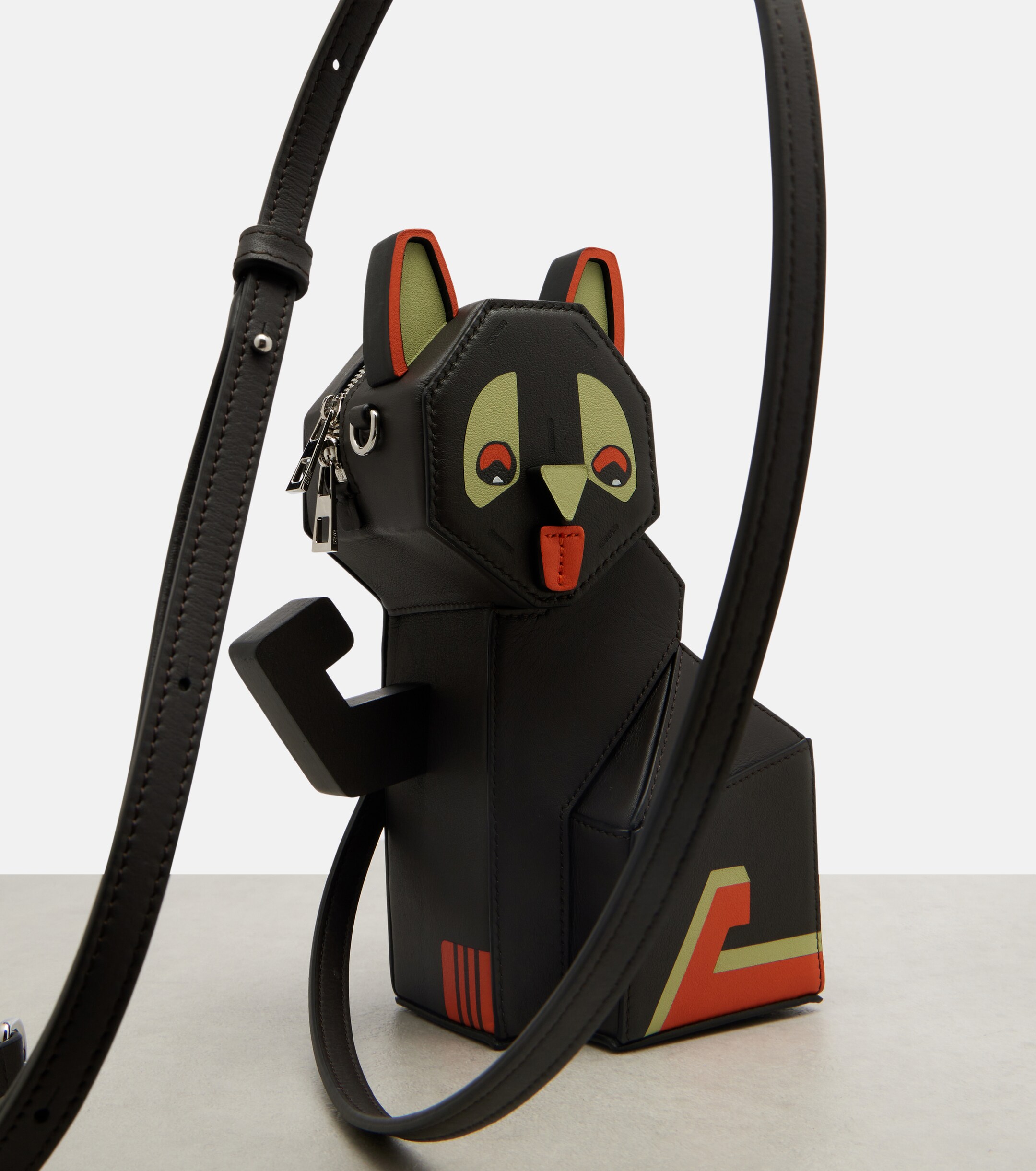 Loewe x Louis Wain leather clutch