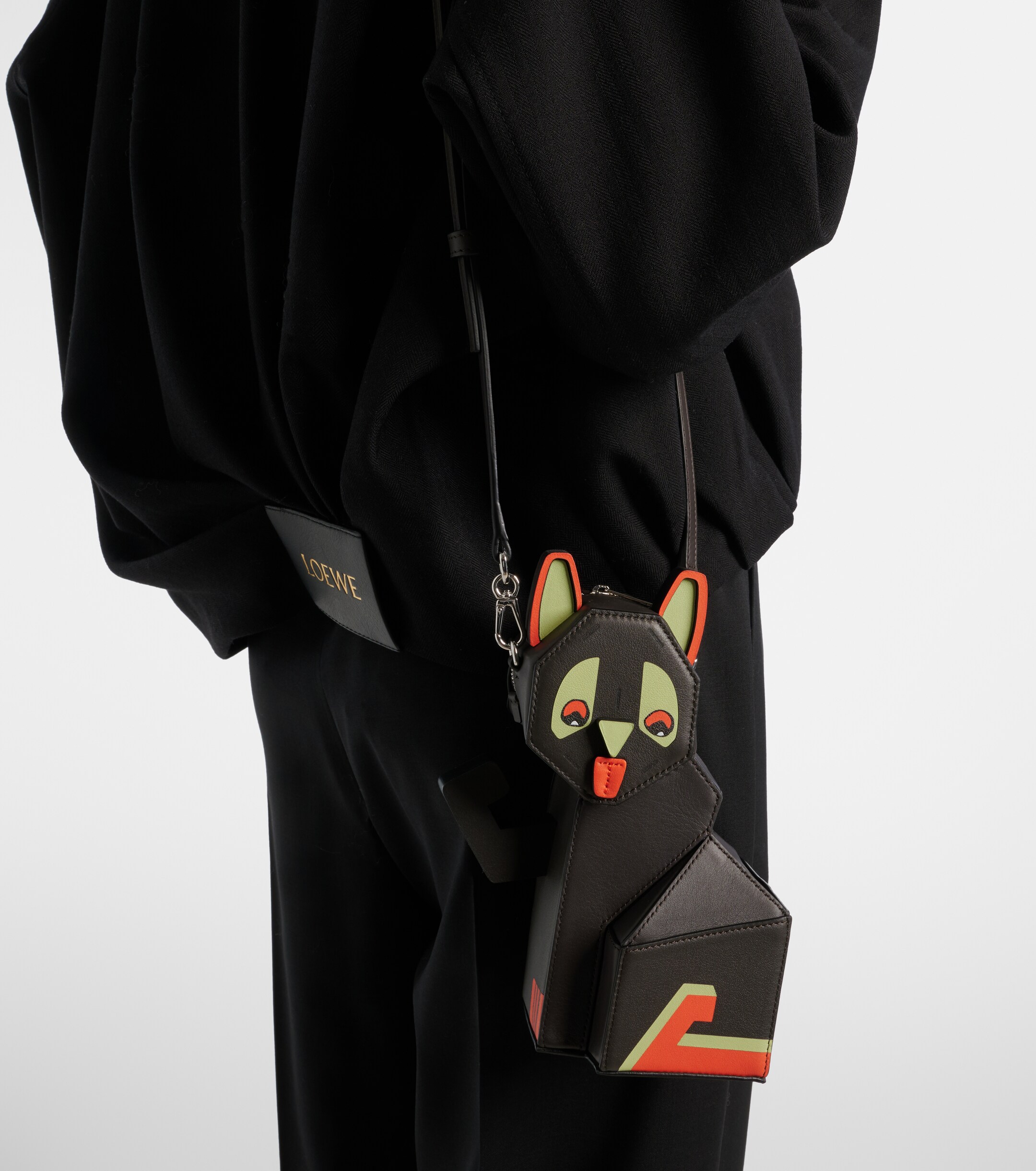 Loewe x Louis Wain leather clutch