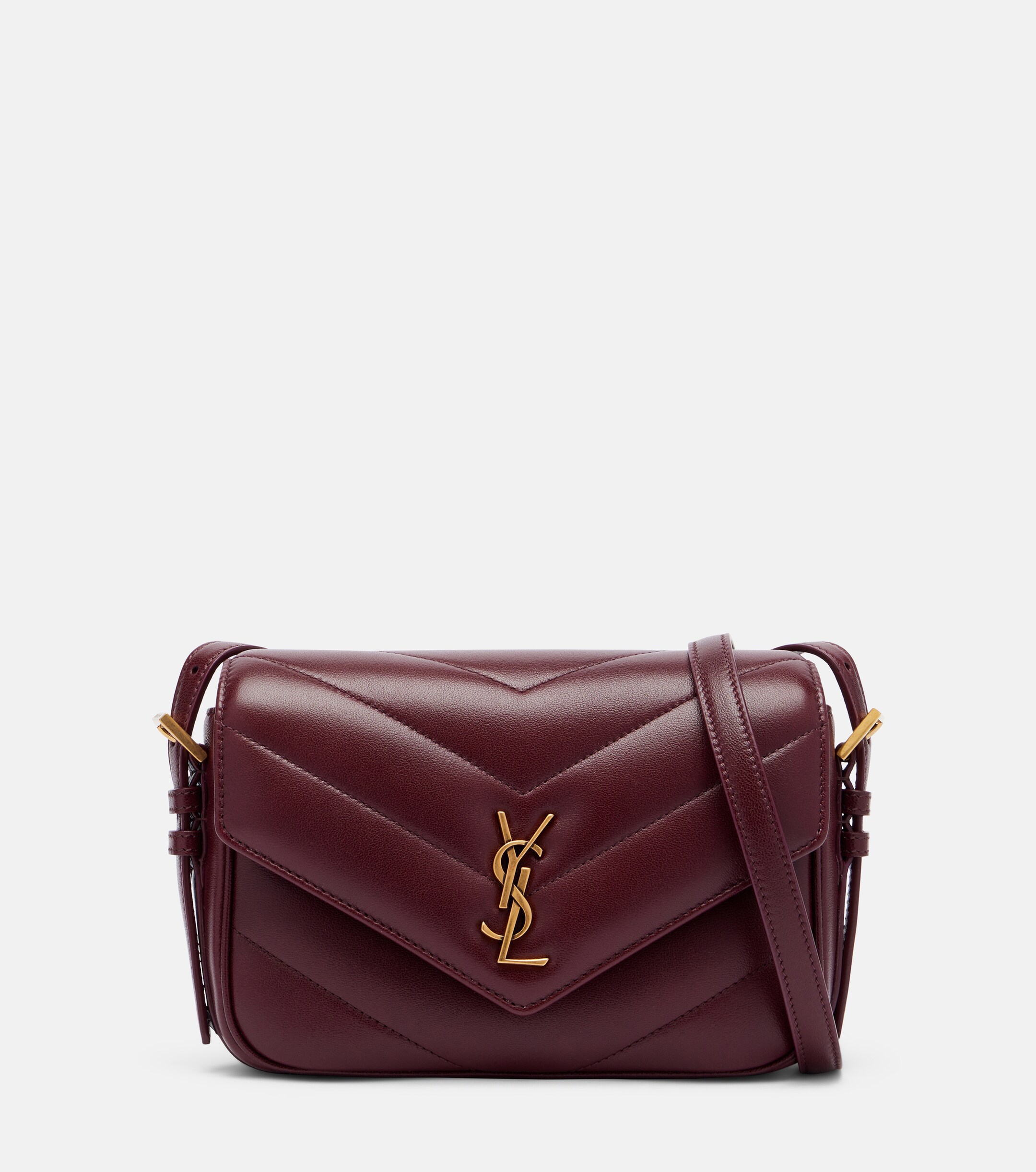 Saint Laurent Loulou Toy matelassé leather crossbody bag
