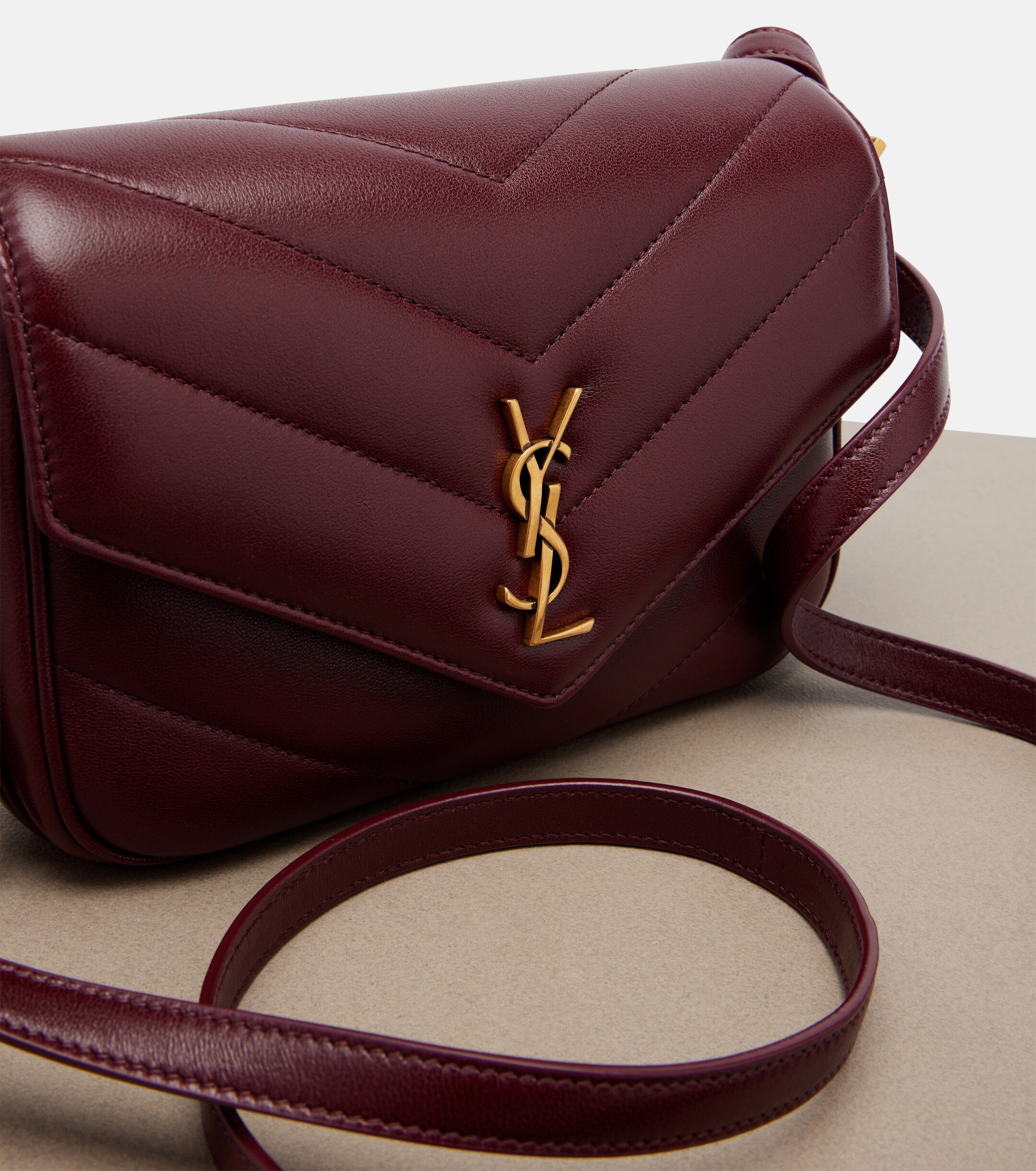Saint Laurent Loulou Toy matelassé leather crossbody bag