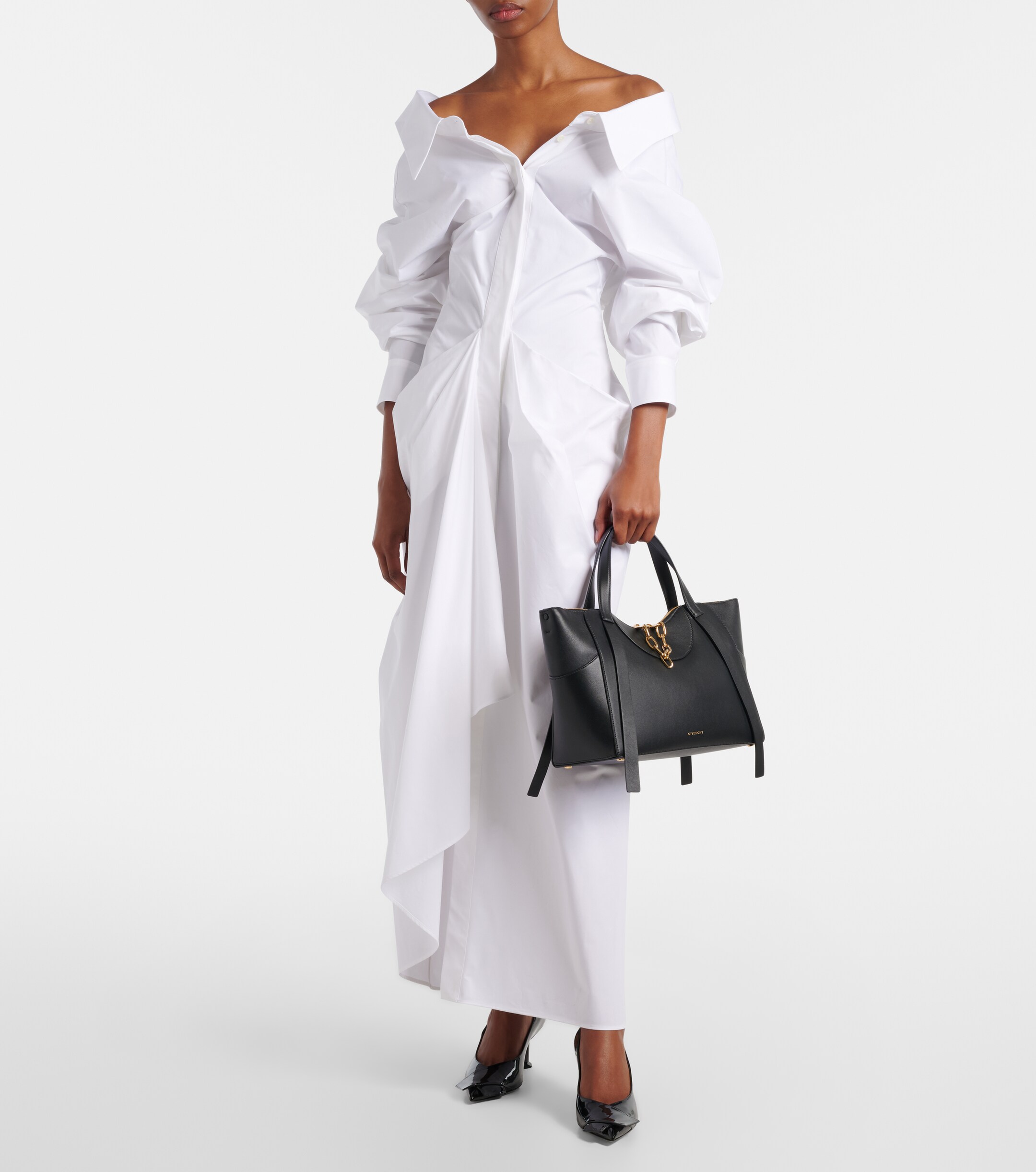 Givenchy The Snatch Medium leather tote bag
