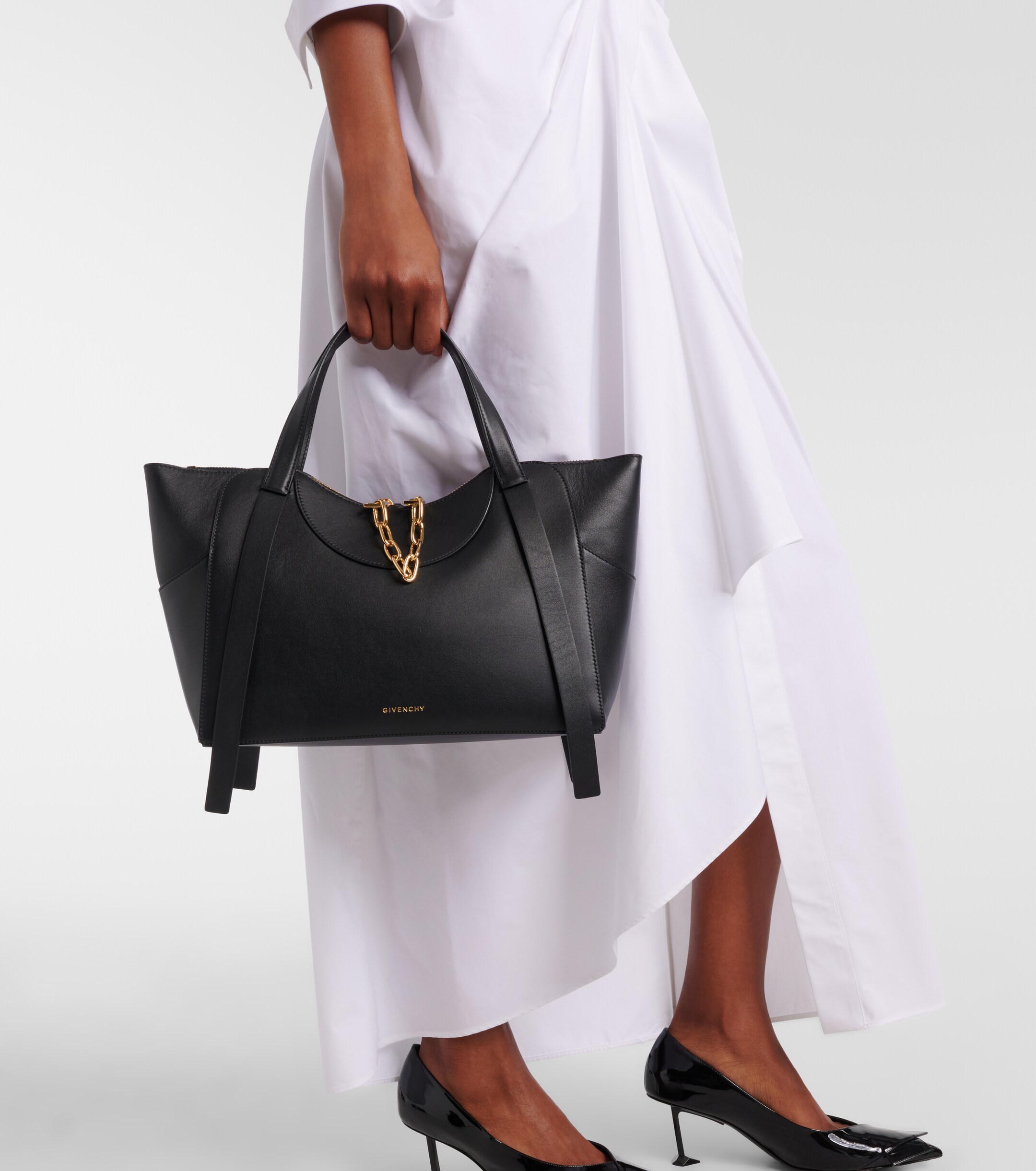 Givenchy The Snatch Medium leather tote bag