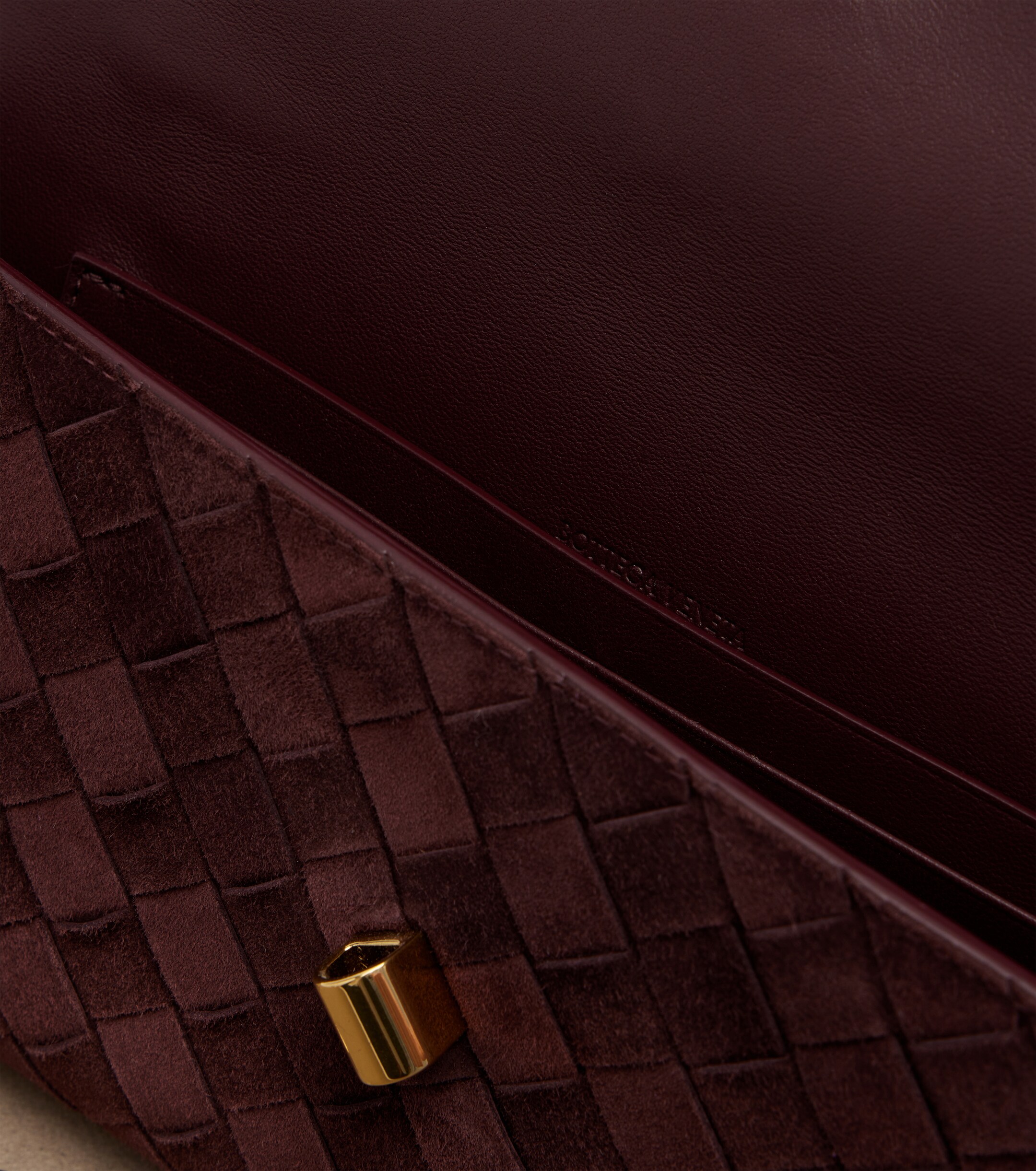 Bottega Veneta Andiamo suede clutch
