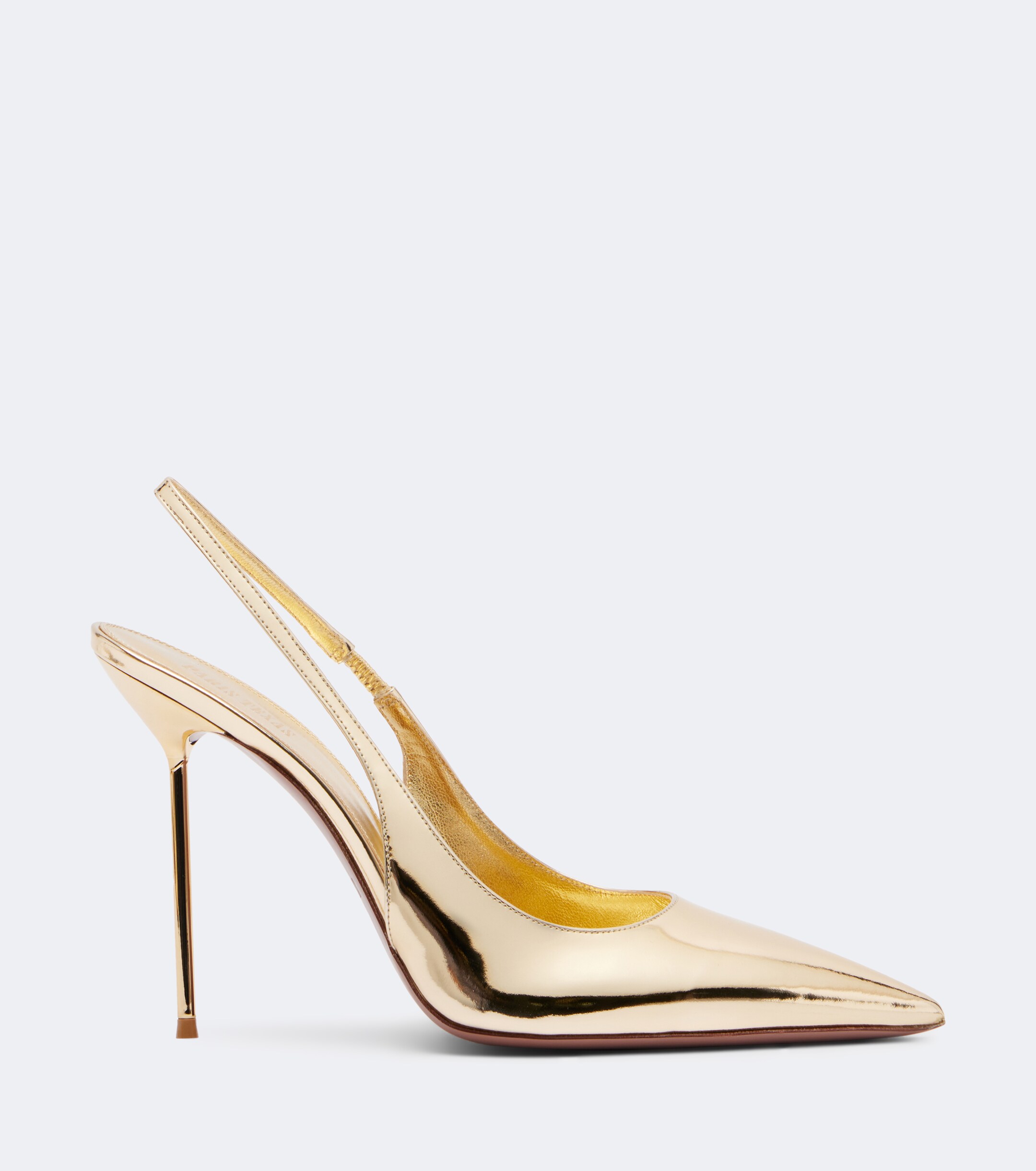 Paris Texas Paris Texas Lidia metallic leather slingback pumps
