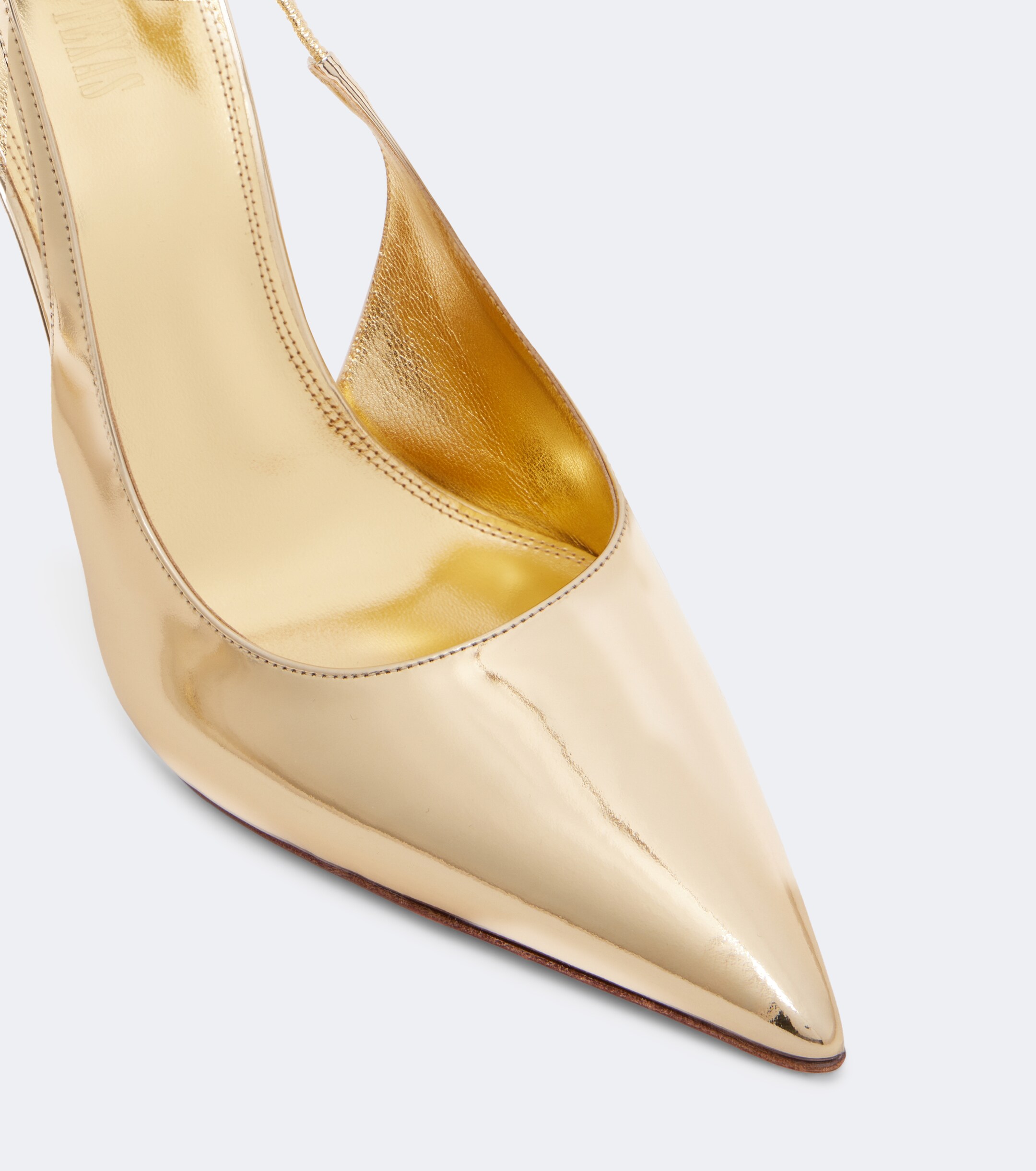 Paris Texas Paris Texas Lidia metallic leather slingback pumps
