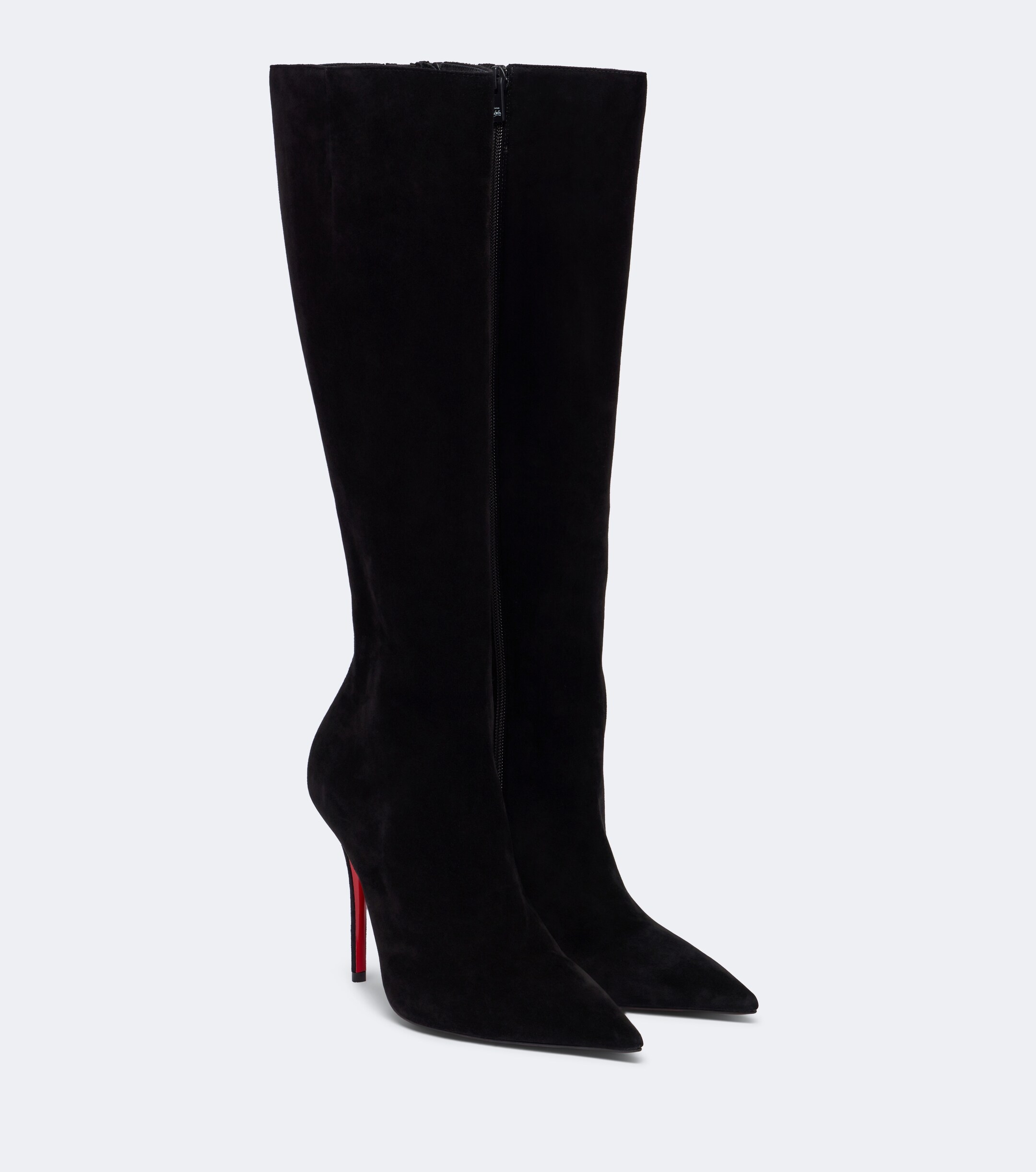 CHRISTIAN LOUBOUTIN Christian Louboutin Miss Z suede knee-high boots