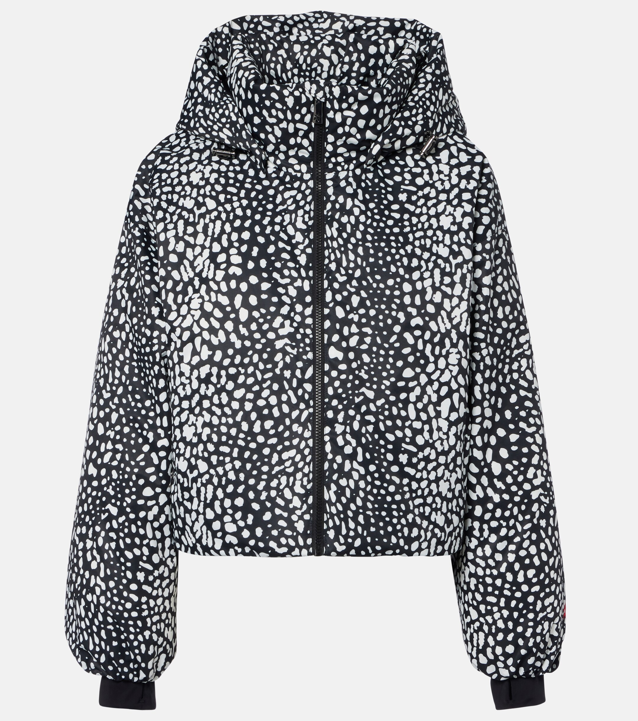 PERFECT MOMENT Perfect Moment Bubble leopard-print down ski jacket