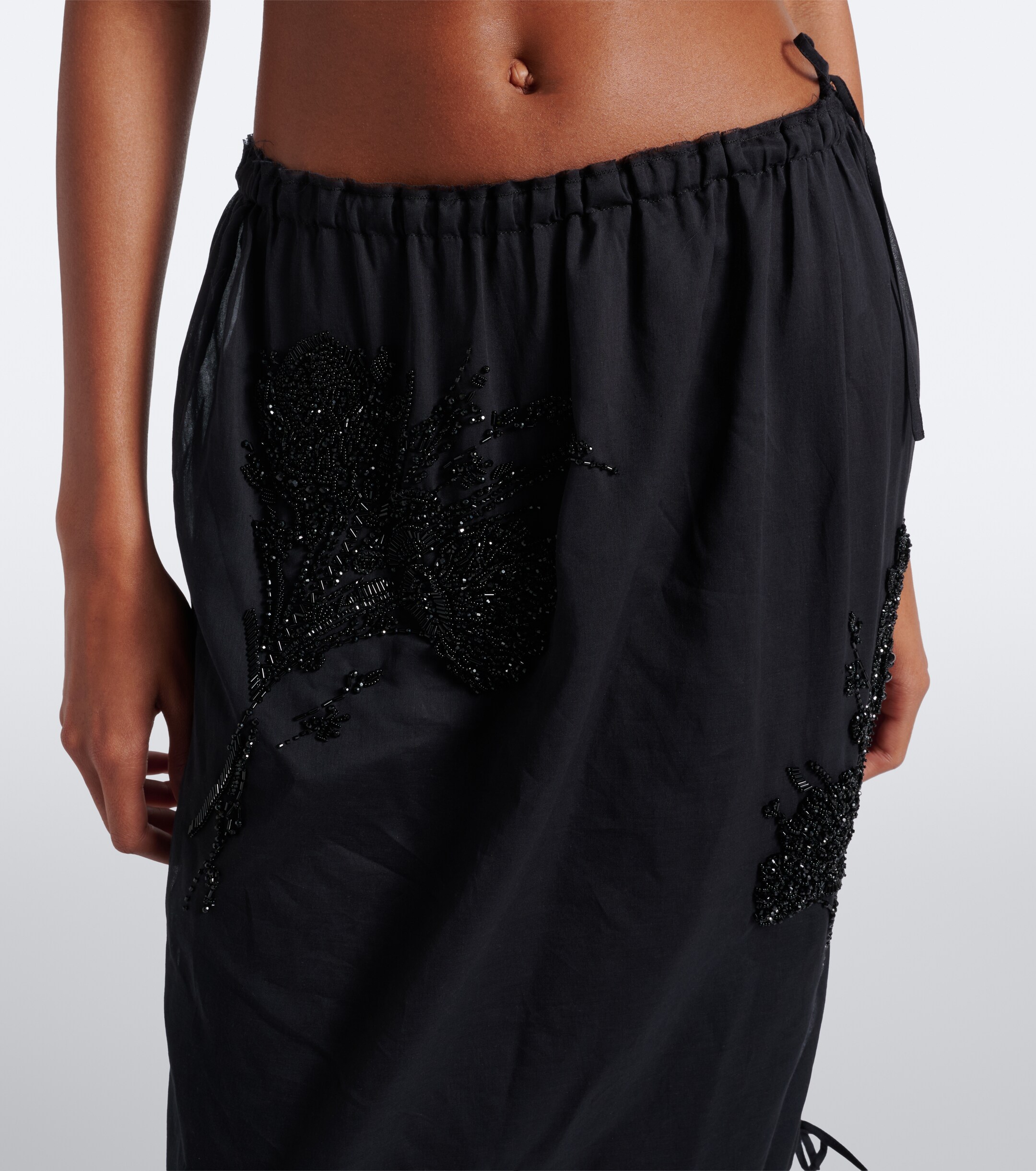Prada Prada Embellished midi skirt