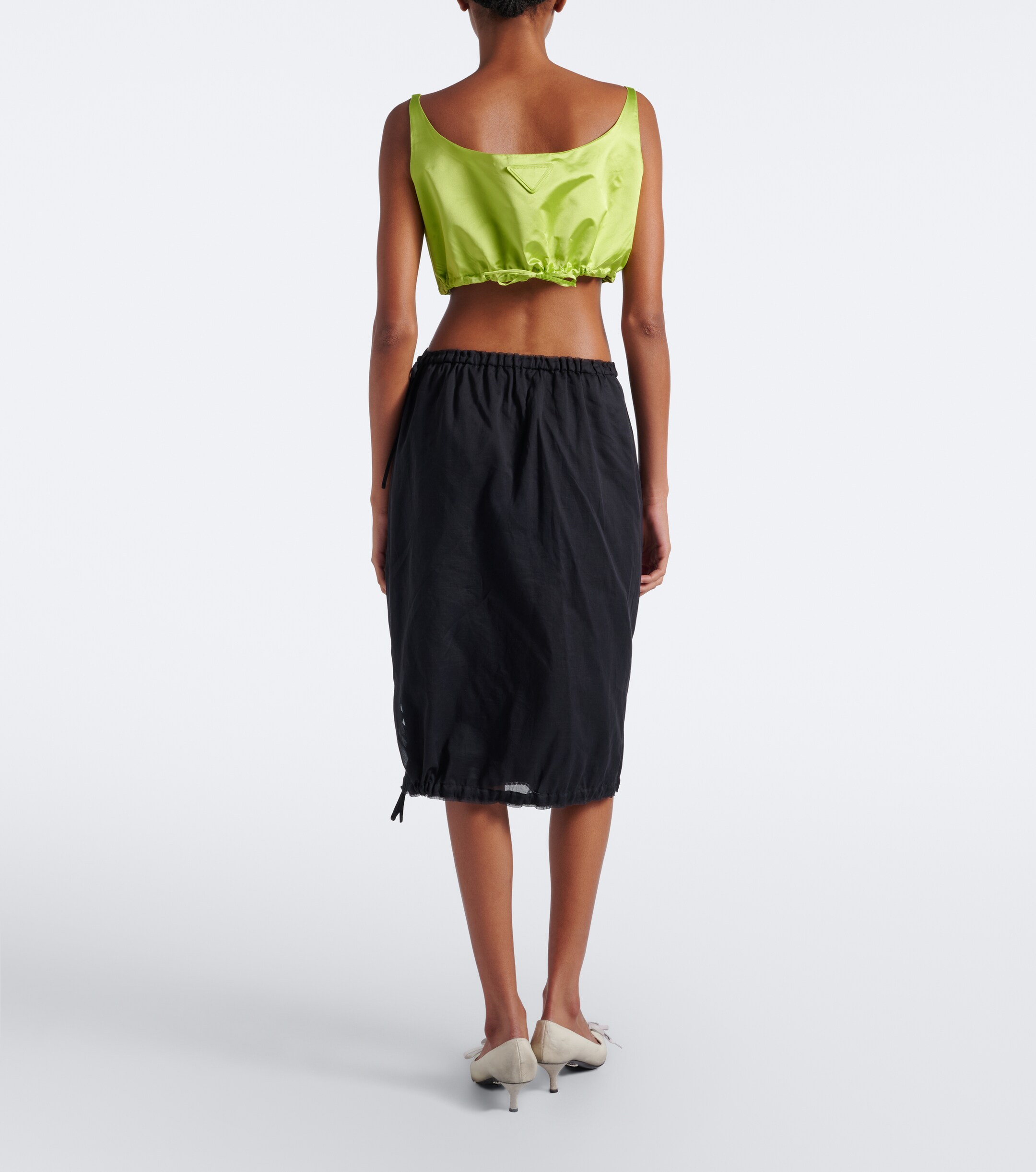 Prada Prada Embellished midi skirt