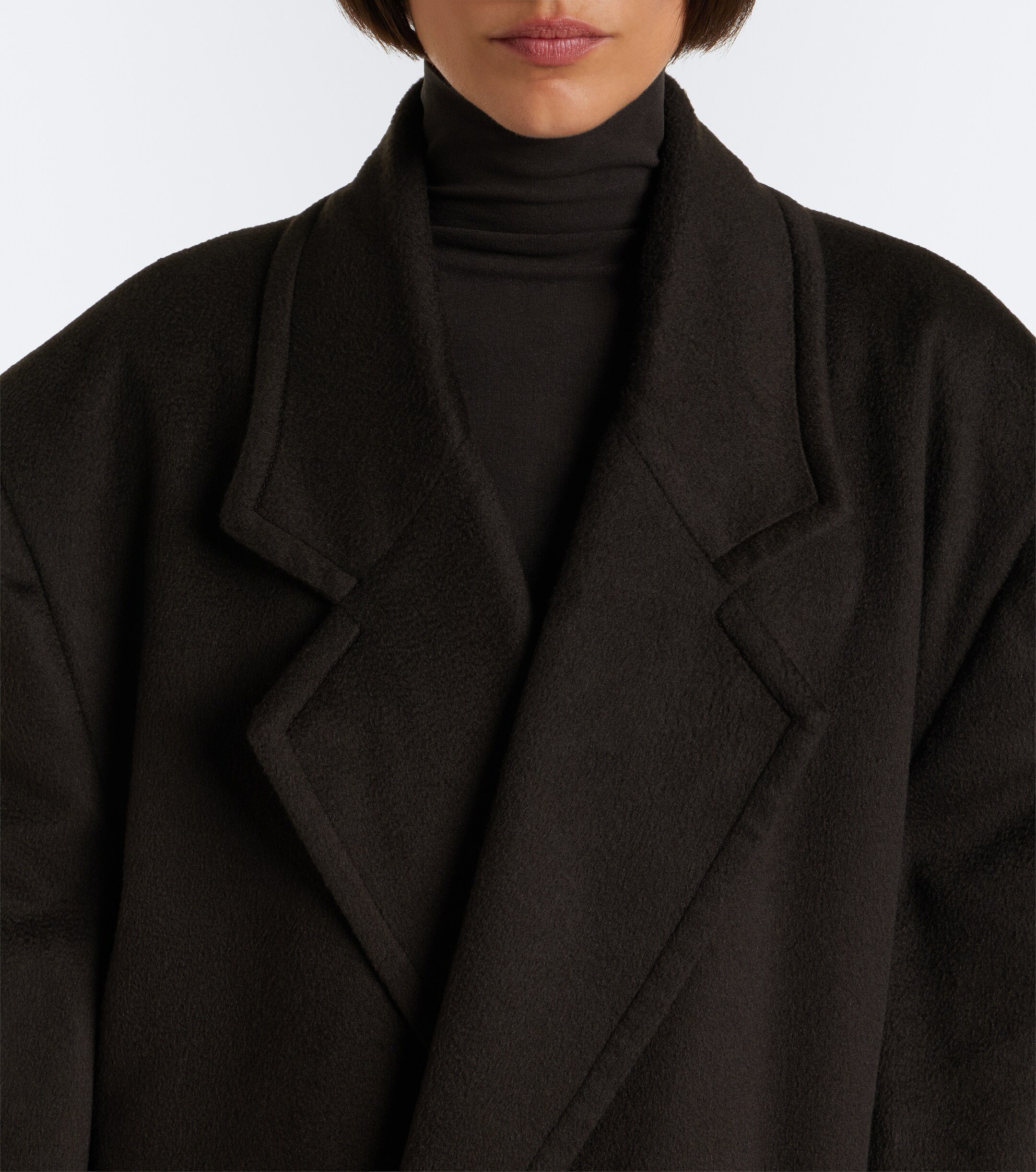 Gucci Gucci Double-breasted oversized cashmere coat