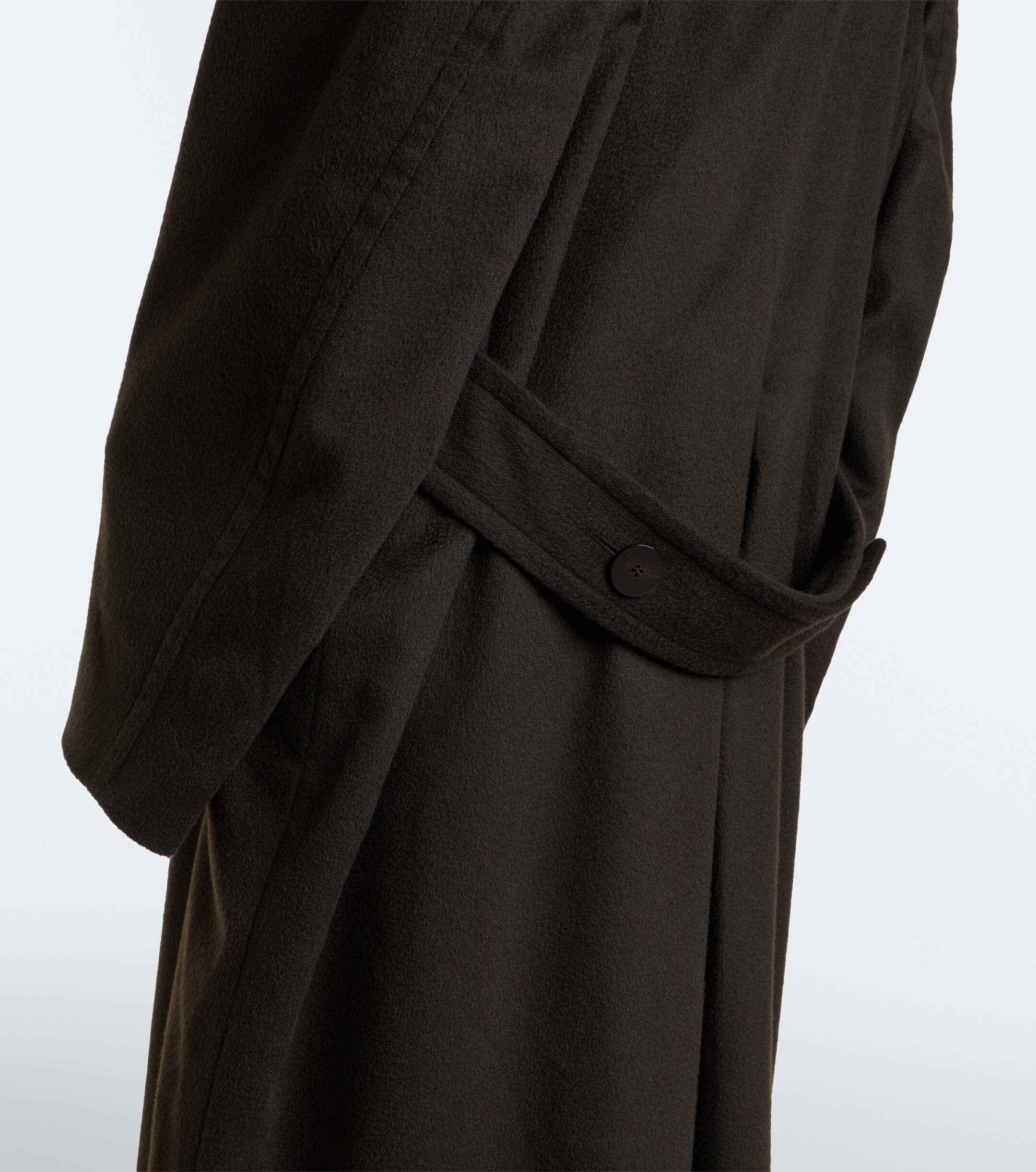 Gucci Gucci Double-breasted oversized cashmere coat