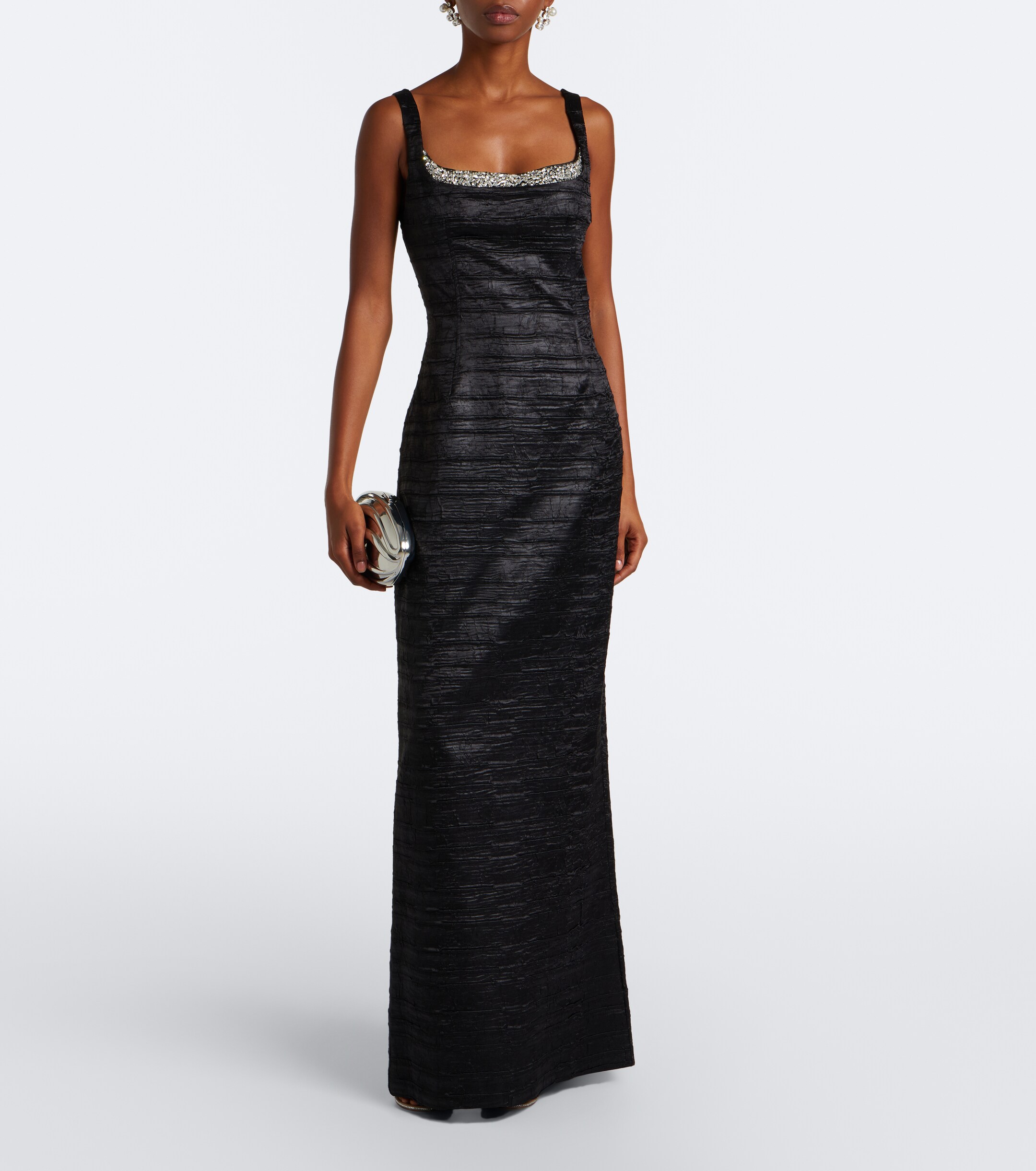 SIMKHAI Simkhai Martina embellished satin gown