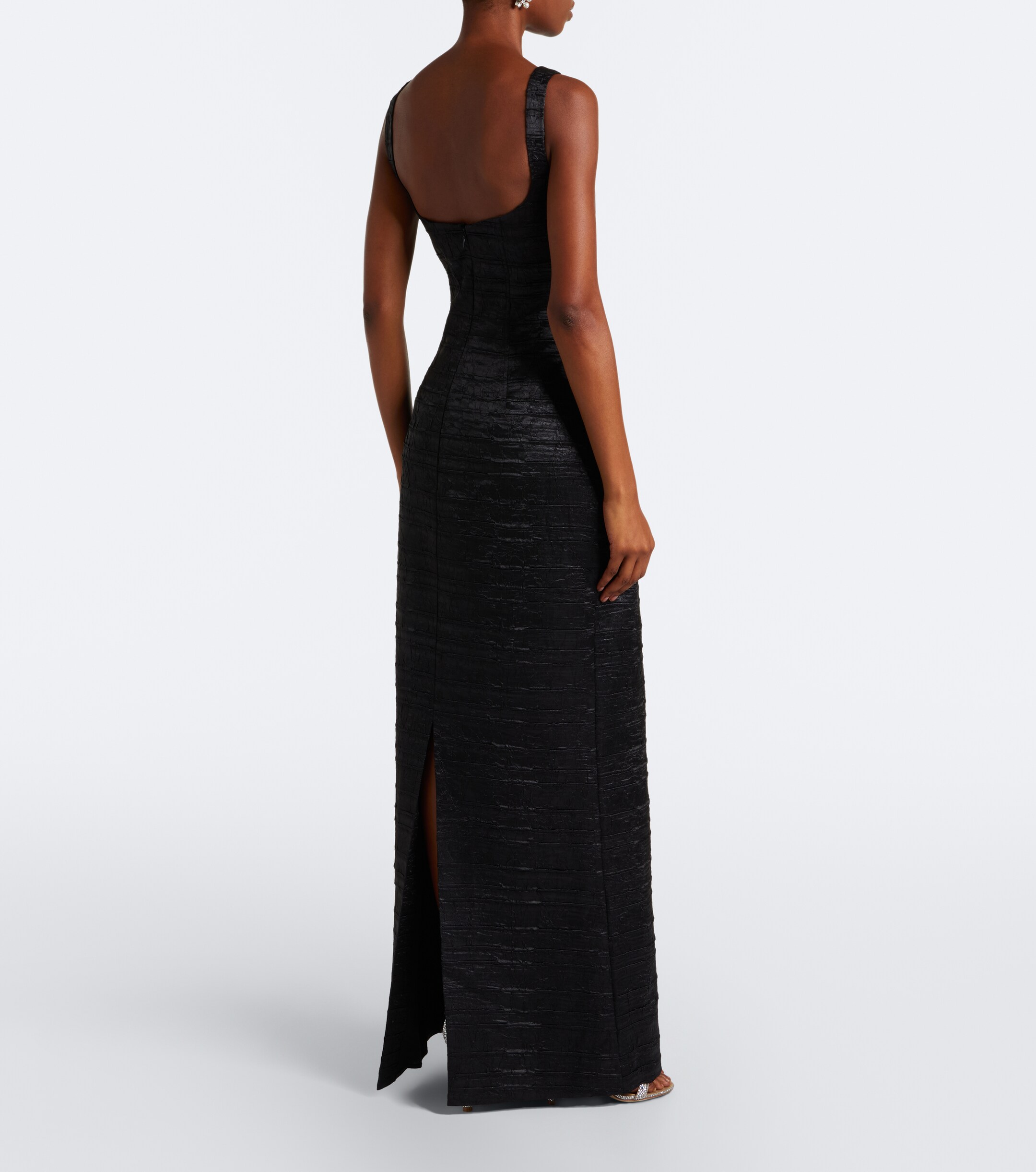 SIMKHAI Simkhai Martina embellished satin gown
